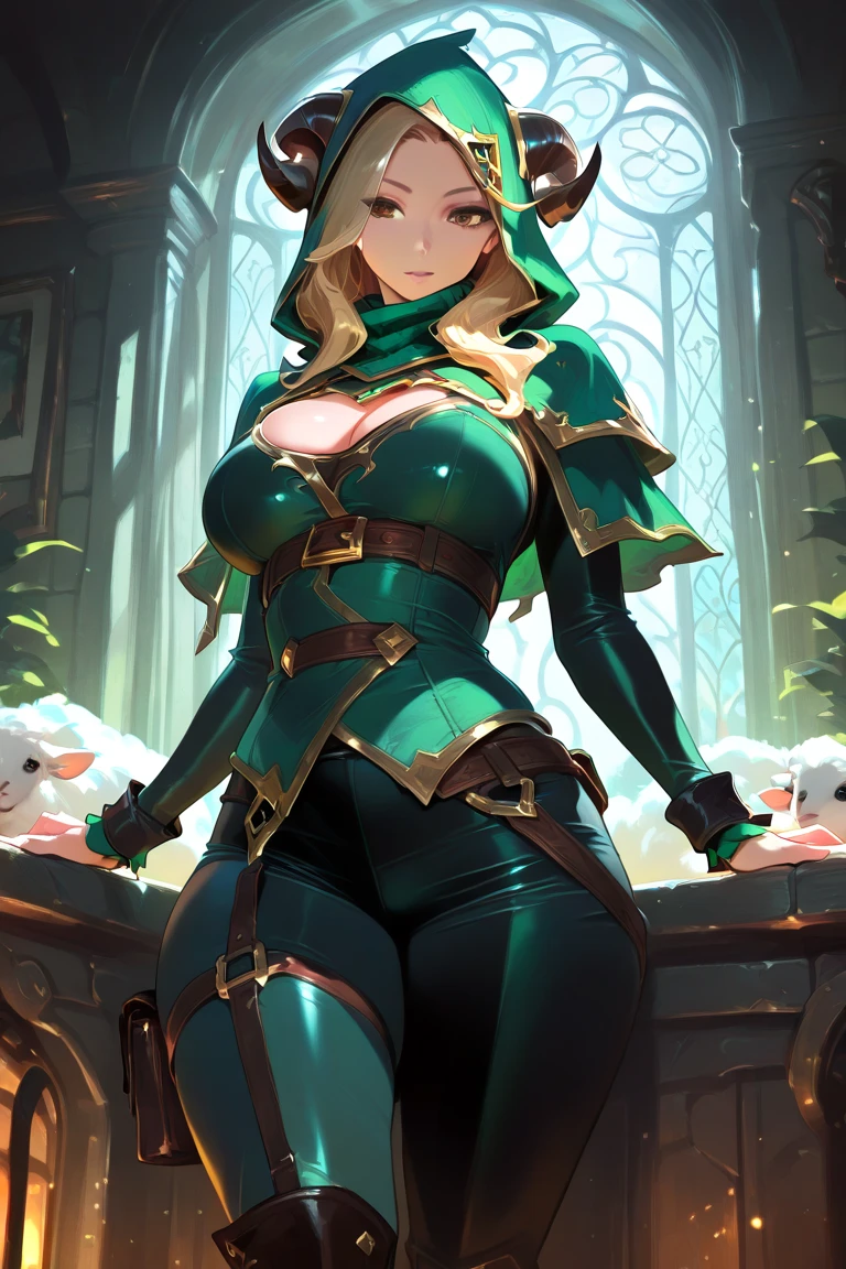 Ranger elf, blonde, 1 girl, medieval costume, best quality, 8k, wallpaper, hyper detailed, hyper realistic, short skirt, skirt lifted, bench panties, green robe, panties appearing, realistic, D&D, crouched, cameltoe, pantyshot, open legs, legs apart, legs raised, upskirt, RAW,