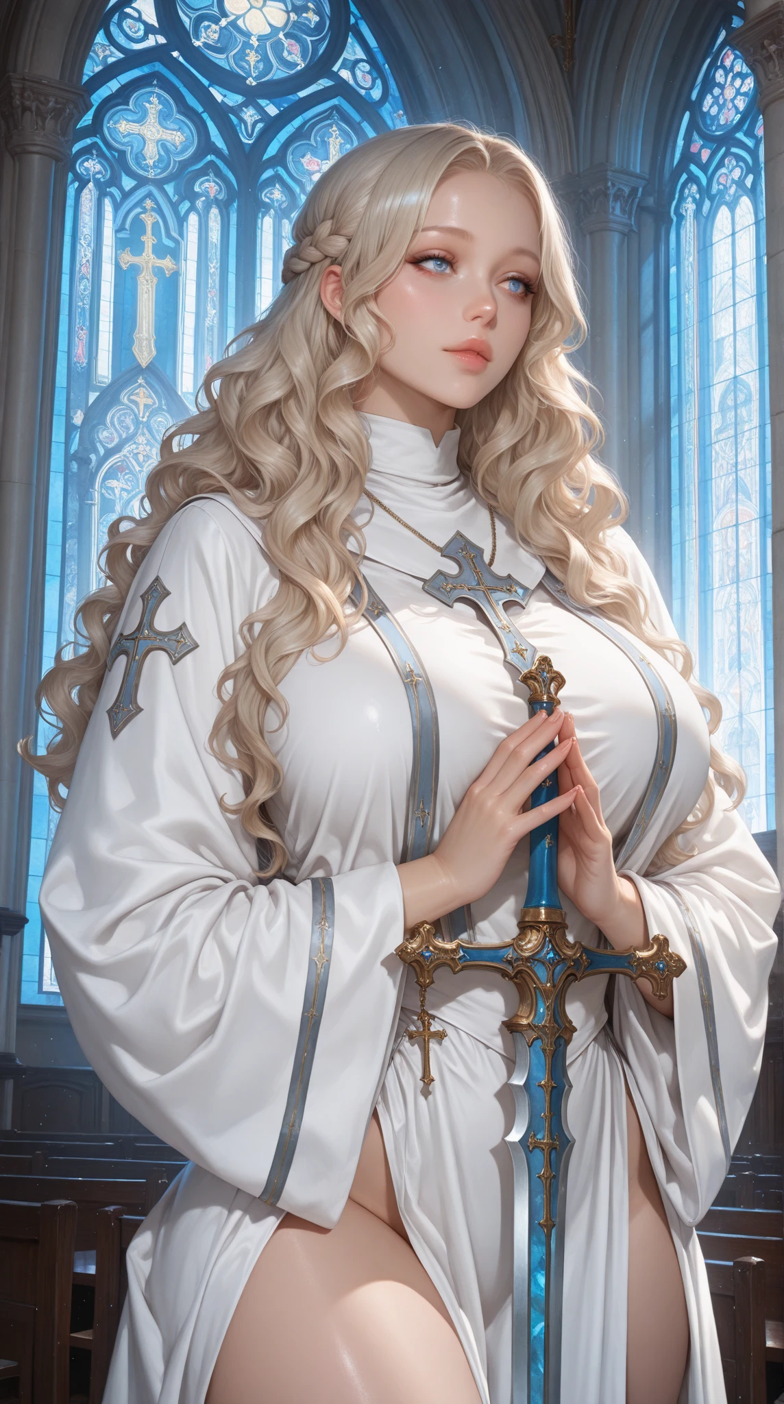holding an cane