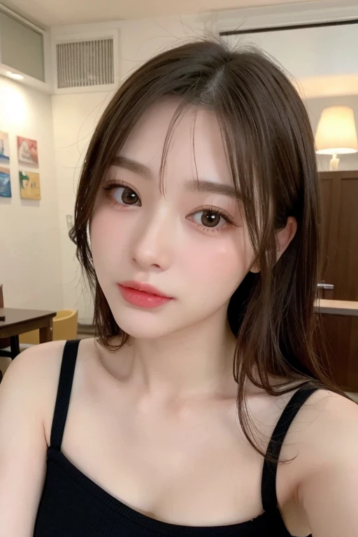 (8k, Ultra-high resolution, The best masterpiece, best quality:1.2), Very detailed, Complete Solution, (current, current photo: 1.37), portrait, Half Body, focus on eyes, HD RAW photos, career arrest, High quality and beautiful, Ultra-high-definition 8K images and photos, Volumetric lighting, Soft Light, confess, Professional photography, Very detailed beautiful girl, Super delicate face shape, Contoured eyes, (Very detailed eyes), Precisely shaped nose, expressive lips, Delicate skin, (HD Skin:1.2), Neatly contoured fingers, Every feature is carefully displayed, a story, (20:1.2), Twenty generations, cute girl, young mother, Beautiful mature lady, brown hair, long, straight hair, sparkling amber eyes, red lips, Eye makeup, sit down, Secretary in the office, luxury sofa, Take the cup, Standard office clothing, Women's suits and skirts, pantyhose and high heels, Modern office interior, perfect anatomy, Detailed background, HD background without blur, particle, current, stunning details, 8k Ultra HD, high quality, CG unity, C4D Rendering, 3D Rendering