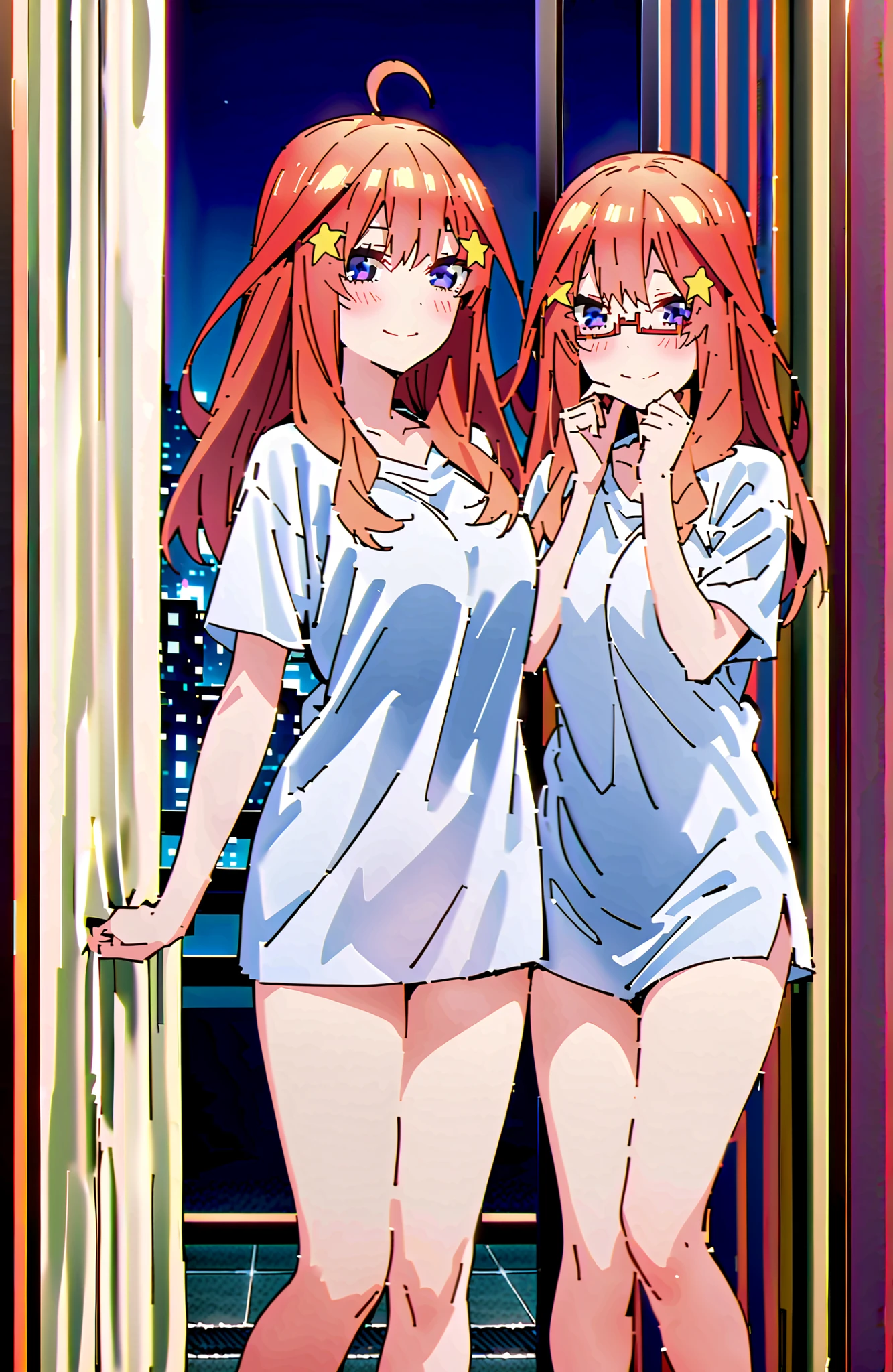 Conjoined naked Futaba centauress