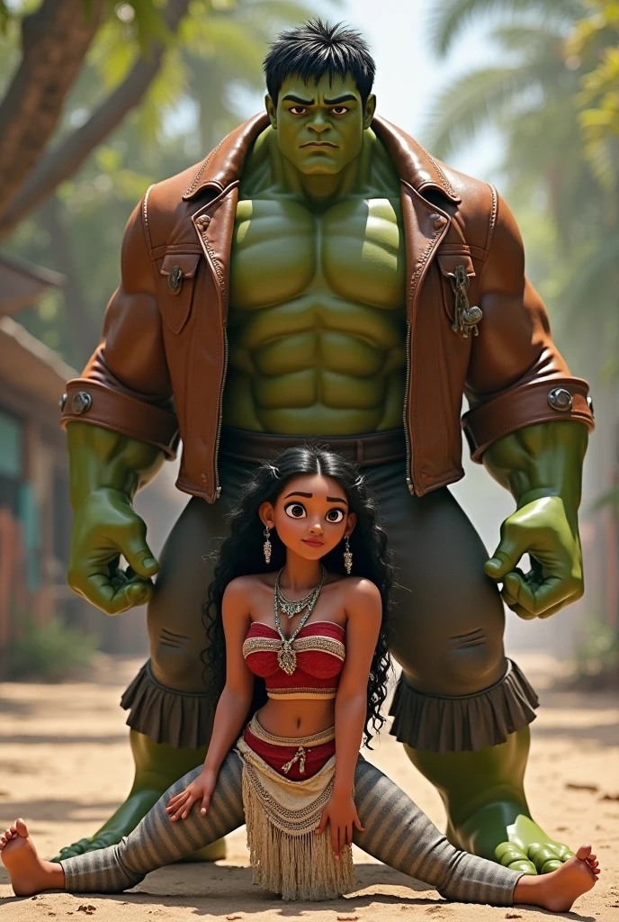 Hulk y Moana