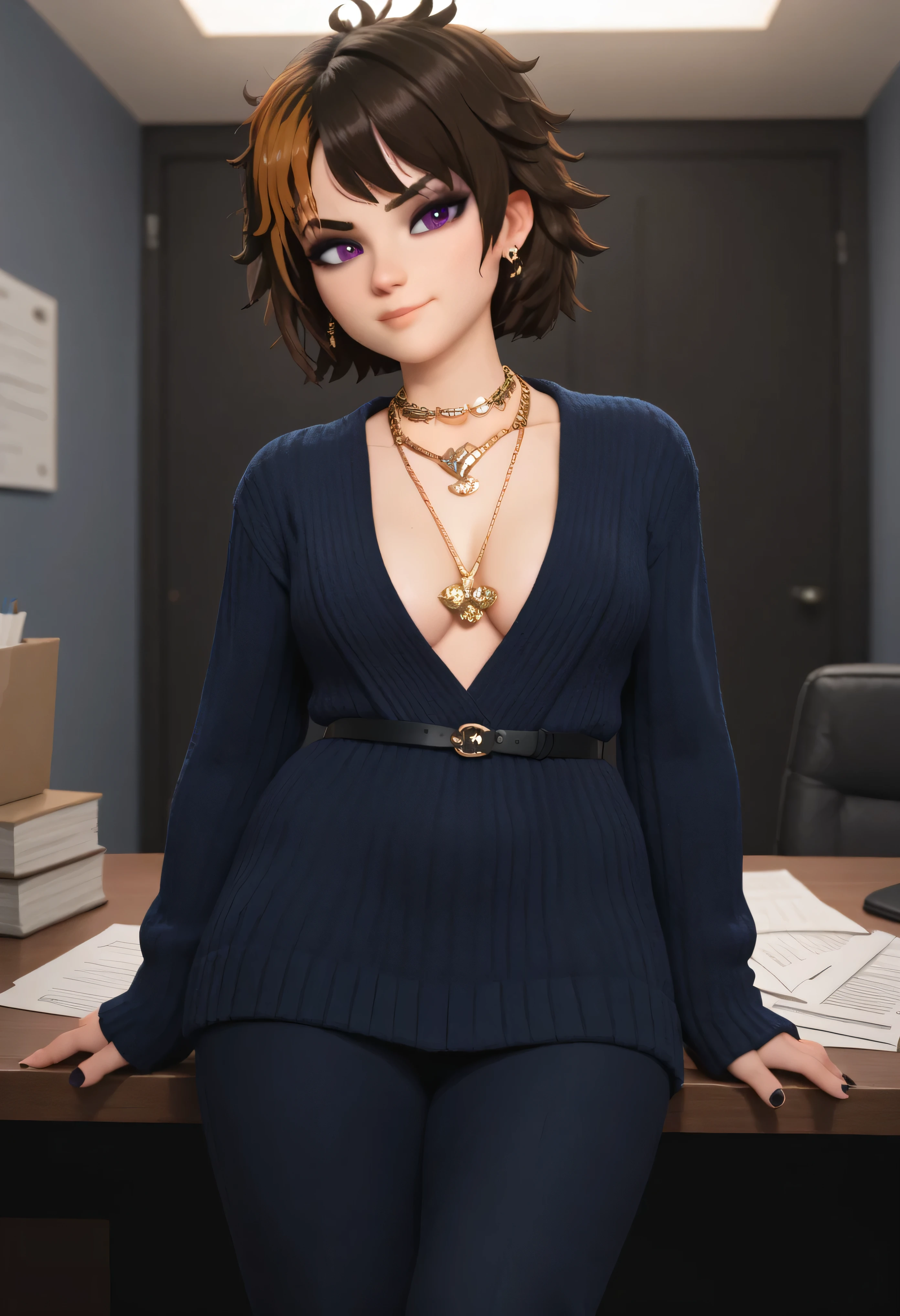 (higher resolution, distinct_image) The best quality, a woman, masterpiece, highly detailed, semi realistic, beautiful, young, handsome, collar on neck, interior, modern room, window, wake up, morning, blush, smiling (8k, best quality, masterpiece:1.2), (realistic, photo-realistic:1.37), ultra-detailed,best quality, ultra high res, professional lighting, photon mapping, radiosity, physically-based rendering, cinematic lighting, depth of field, sharp focus, sunbeam, good composition, (bokeh:1.2) 1girl, solo, (full body), detailed eyes, pose, narrow waist, (ulzzang-6500:1.2), mix4, hiqcgbody (masterpiece, best quality), ((1girl, solo, long hair)), (rarity my little pony 1.1) sexy, large breasts, pierced nipples, stockings, white skin, dynamic sexy pose, illustration, 8k, sweater, beautiful eyes, anime eyes, detailed eyes, detailed skin, detailed clothing, HD wallpaper, anime, hentai, tail,