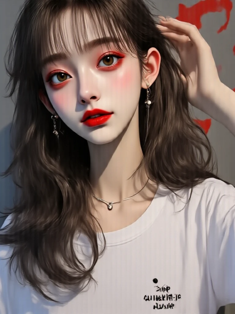 (Browsing Caution:1,4),Mix 4, (8K, RAWphotograph, Highest quality, Tabletop: 1.45), (Realistic, Realistic: 1.37),illumination, night, プロのillumination, photographn mapping, Radio City, Physically Based Rendering, Gradient Brunette, 高品質のphotograph, High resolution, 1080P, (Detailed facial depiction), (Detailed description of the hand), (Delicate CG), Extreme light and shadow, Rich details, (Detailed facial features), (Highest quality), Look in front of you, Highly detailed face, Highly detailed lips,  超High resolution, (truth: 1.4), photograph, 1 Girl, [(sad)],  , Thin limbs, movie, Cool pose, I Cup, Highest qualityな完璧なボディ, photographのような, (1 Girl: 1.3), Perfect balance, (Huge, Perfect breasts, Areola),(Realistic, Realistic:1.37),One Girl, Cowboy Shot,Professional Lighting, Photon Mapping, Radio City, RAWphotograph、(Realistic:1.4)、Octane Rendering、Complex 3D rendering with ultra-detail, Studio Soft Light, Rim Light, Crisp details, Super detailed, Realistic skin texture, detailed aspects, Beautiful details in the eyes, Highly detailed CG Unity 16k wallpaper, Compensate, (Detailed Background:1.2),Highest quality, 超High resolution, Tabletop, One Girl, One Girl,alone, Upper Body,Show Viewer, White Background, Multicolored Hair, Compensate , Lips parted, Black Lips, eyeliner, Gothic, Goth Girl,((Light on the face:1.2)),((movie照明:1.2)),(Photorealism:1.4),((30 piercings in left ear)),((necklace)),((A woman who is always smiling)),((nightのプールサイド:1.4)),((Facial lighting:1.1)),((Face close-up:1.2)),((Delicately draw the face:1.2)),((Multicolored Hairの色:1.2)),(Dreadlocks Hair:1.4),(((Completely naked))),(((nsfw)))