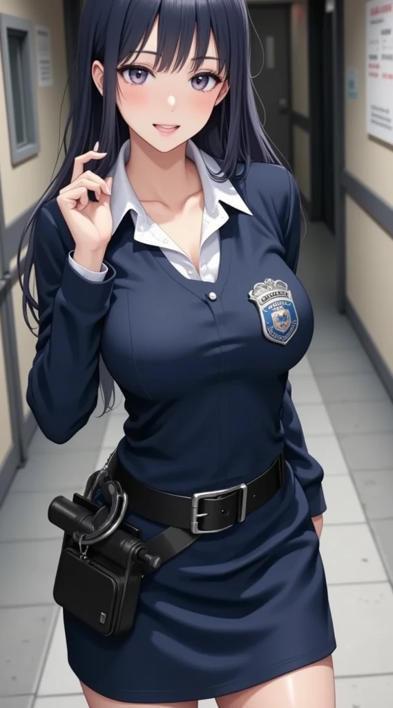 a beauty girl, blush, Seductive smile,Insane details and very detailed, Huge lower eyelid. masutepiece, of the highest quality, Ultra high definition, max resolution, Very detailed, Clean skin,