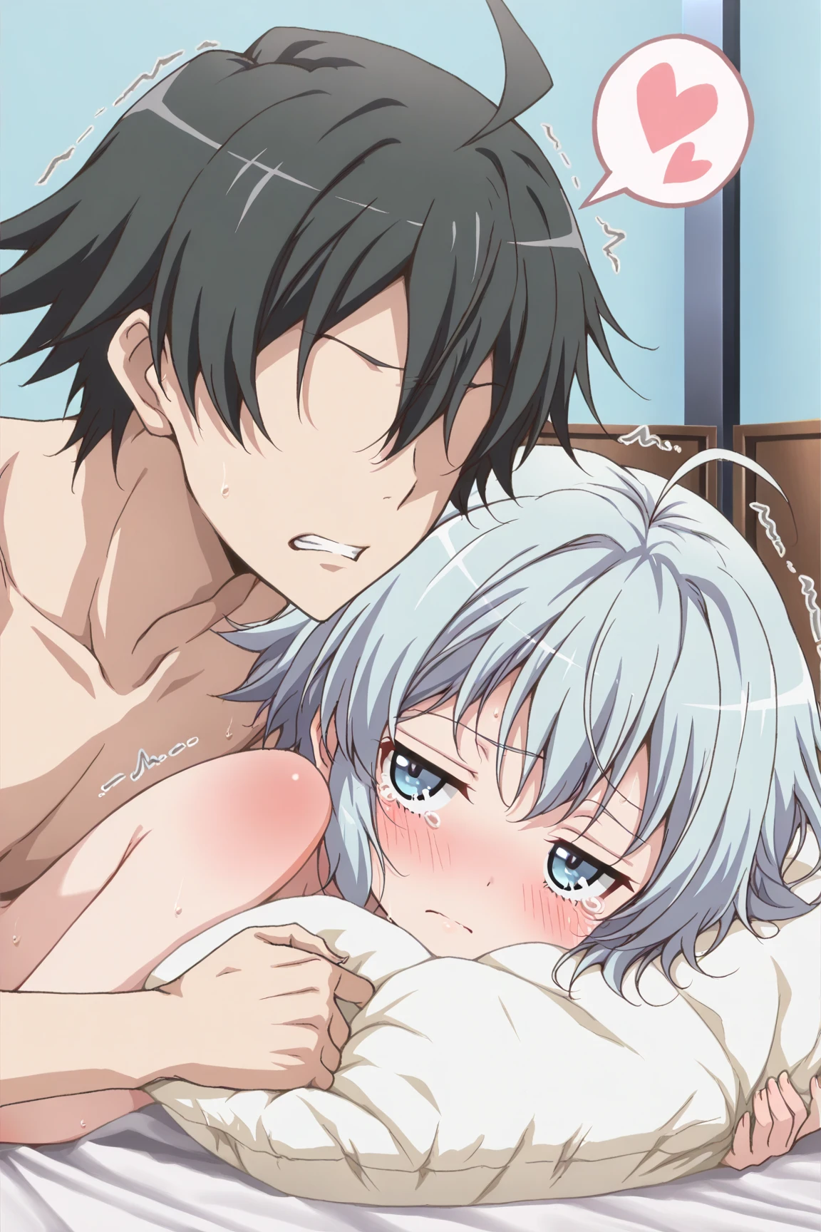 NSFW,koneko toujou (dxd),Gray Hair,short hair,Embarrassed,blush,(Perfect hands),(Perfect Anatomy),(masterpiece),(highest quality),Mansion,(Ecstasy face:1.5),(orgasm:1.3),Lift your butt,(Doing sex:1.5),Ahegao、Wide-eyed、Cross-eyed、Open your mouth、Sticking out tongue