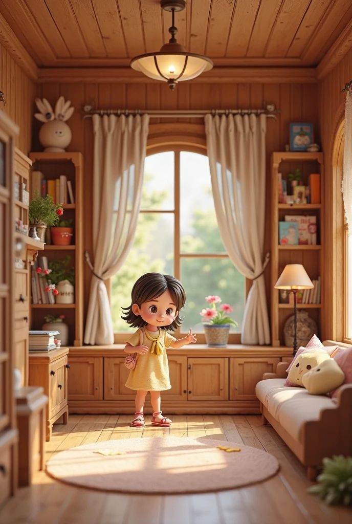 girl in room.