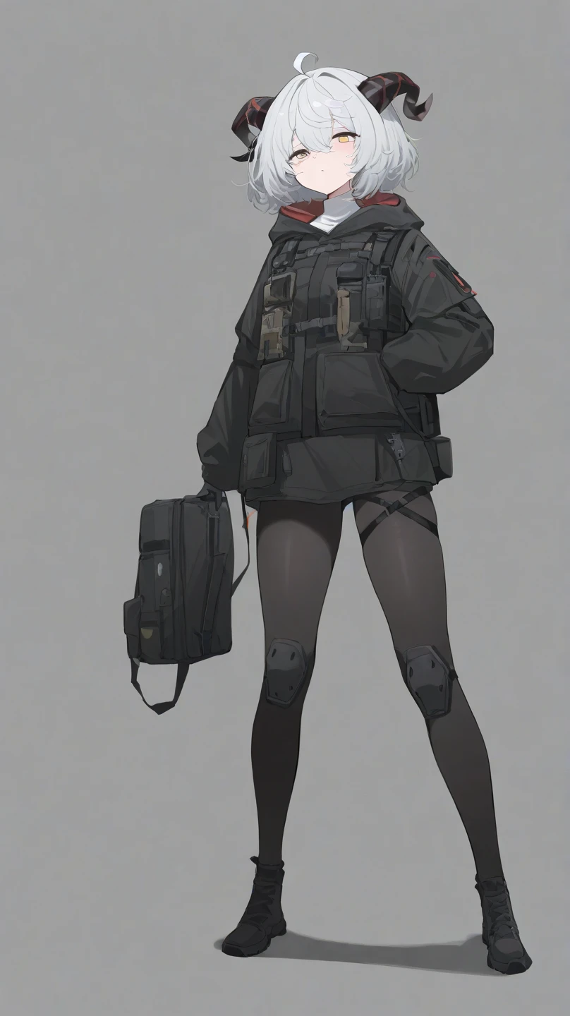 masterpiece, best quality, 1girl,highres, absurdres, full body,(ultra-detailed:1.1025), (illustration:1.1025), (infographic:1.1025), patent drawings, physical measurement, (all clothes configuration:1.1025), stationery, (solo:1.1025),standing, cohesive background, 5 fingers in hands, character sheet,