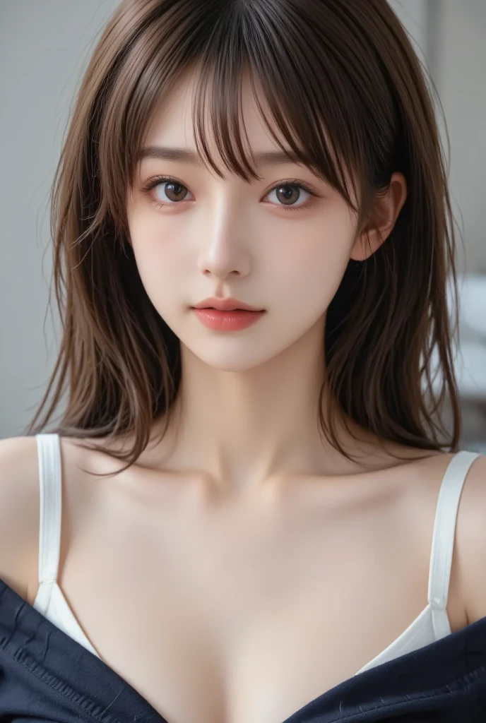 (最高qualityのディテール)、Realistic、8K Ultra HD、High resolution、(One Girl:1.2),(Fatal Beauty,Attractive beauty) ,(A supple and powerful physique),(Sensual charm),(Mysterious charm:1.1),(Captivating silhouette)、(Ample breasts:1.3),Enchanted Valley,Mouth closed,eyelash,Looking at the audience,Portraiture,alone,Upper Body,Gray Hair,White Theme,short hair,Silver Hair,Yoruhano. 2 Type B,The 超detailedな、高qualityのテクスチャ、Intricate details、detailed、非常にdetailedなCG、高qualityの影、detailed 美しく繊細な顔、detailed 美しく繊細な目、Written boundary depth、Ray Tracing、20th generation、Cute K-Pop Girls、(The Face of Ulzan in Korea)、Thin face、(Urzan-6500-v1.1:0.6)、PurerosFace_v1、Glowing Eyes、Perfect body、 Viewer Display、(最高qualityのディテール:1.2)、Realistic、8K Ultra HD、High resolution、Close-up of a woman, realistic girl rendering, 8k artistic german bokeh, Enchanting girl, Real Girl, Gurwitz, Gurwitz-style artwork, Girl Roleplay, Realistic 3D style, cgstation Popular Topics,, 8K Portrait Rendering,(truth,truth:1.4),(Sparkly-eyed girl:1.2)、The 超detailedな、高qualityのテクスチャ、Intricate details、detailed、非常にdetailedなCG、高qualityの影、detailed 美しく繊細な顔、detailed 美しく繊細な目、Written boundary depth、Ray Tracing、20th generation、Cute K-Pop Girls、(The Face of Ulzan in Korea)、Thin face、(Urzan-6500-v1.1:0.6)、cheek、Glossy Lips、、High resolution, Best image quality, 最高quality, Realistic, 超detailedな, Photo realistic, 4K 8K Ultra HD Full Color RAW Photos, Fujifilm(Medium format), Hasselblad, Carl Zeiss, Incredible dynamic range photography(utility_art:Smooth-768:1.1),High resolution, High pixel count, 明確なdetailed, Clear images, Natural color reproduction, Noise Reduction, High fidelity, quality, Software Improvements, Upscaling, Optimized Algorithms, Professional-level retouching,Tabletop,(現地のdetailedな描写:1.2),Dark and spooky atmosphere, spiritual being, Unforgettably beautiful, Ghostly figures, Shadow-like shape, Spooky whispers, Ominous Aura, Goth Maiden, Like dazzling fur in a starless haze,Her Mogul Snaps,