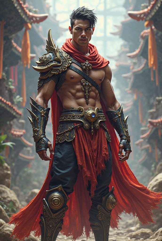 Great quality, masterpiece, Highest quality, Super detailed, Super detailed, Ultra-high resolution, Perfect Anatomy,
beginning, Fiery Sword, Shine, Show your hand, Action Fight,
Hong Kong Style,
Very detailed,