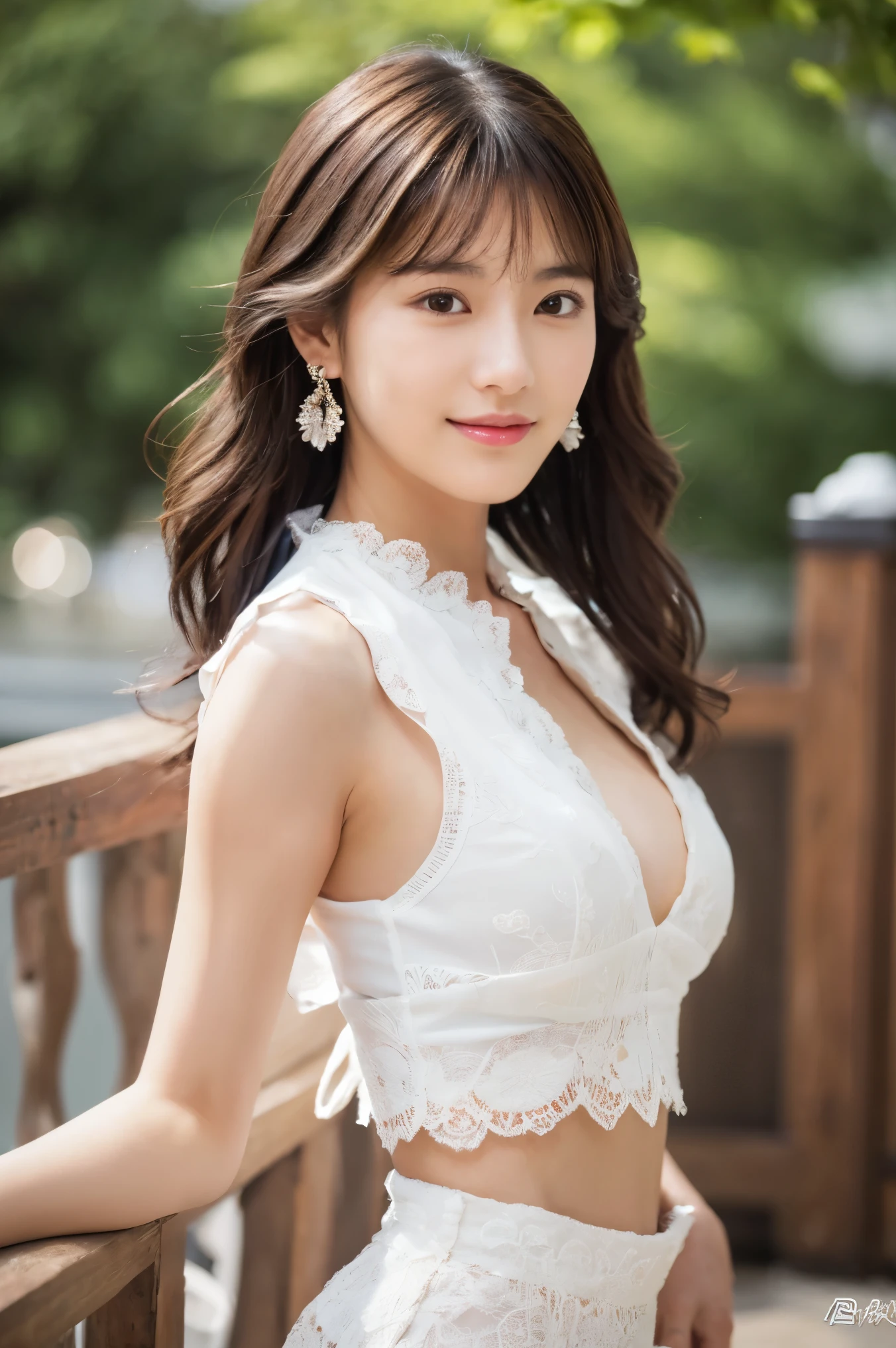(8k, RAW photos,best quality, high resolution:1.1), (hyperrealistic:1.4),(realistic, photorealistic:1.3), soft light,big breasts,girl,realistic face,realistic body,realistic skin,absurdity,masterpiece,(cute:1.8),(big:1.2), detailed black eyes,innocent eyes,blusher,mini skirt,cinema light,film grain ,Jewelry,Earrings,((Medium Hair:1.1)),((Floating Hair Novafrog Style)),Cherry Colored Lips,Hair Ribbon,Hair Bow,Ponytail,Close Up,Look Viewer,Long Hair, Upper Body, Open Lips, Top Teeth, (Smiling Eyes:0.6), ((grinning:1.2)),Depth of Field, Blurry Background, Eye Focus, Bokeh,Young, 85mm Lens, F/ 1.4,Professional Lighting, Young,Portrait,Photon Mapping,Radiosity,Physically Based Rendering,Asian,Crouch,Panty Shot