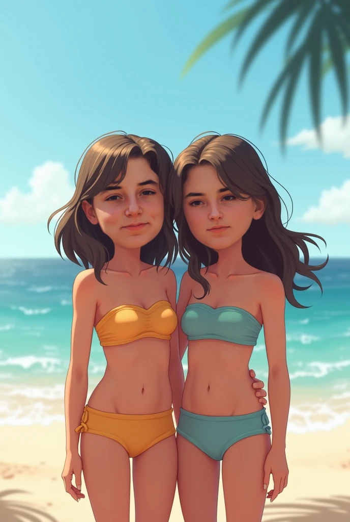 a group of boys and girls near the beach on a summer night, beautiful detailed eyes, beautiful detailed lips, extremely detailed eyes and face, long eyelashes, teenage, candid, natural outdoor lighting, sunset sky, crashing waves, sand, palm trees, vibrant colors, cinematic, dramatic, 8k, high resolution, photorealistic, hyper detailed, stunning, masterpiece