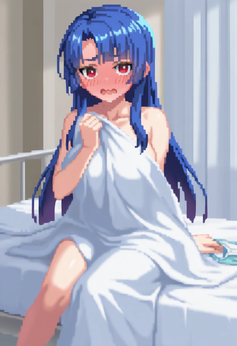 masterpiece, 1girl, sasami, cute, blush, hair bobbles, aqua hair, long twintails, sunny, (freckles:0.7),best quality, masterpiece, expensive quality, very_expensive_solve, big_file size, full color,(completely nude:1.2),pussy,niplles,( kid),indoor,bed,room,night,spread legs,(vaginal sex:1.3),(small breast),