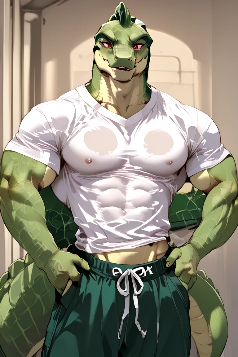 Danny Fenton in a locker room sitting on a wooden bench with brainwashed football jocks sitting on either side of him as he struggles not to be brainwashed as he is assimilated into their team. Turning into stereotypical football jock just like Dash Baxter. Black hair partially turned blonde. hyper muscles. Big biceps. Big triceps. Big traps. big lats. big deltoids. Big meaty pecs. Swollen crotch bulge. Tenting crotch. Open mouth. Sneer. Cocky smirk. IQ drain. Dumber and dumber. big dumb jock. Jock assimilation. Hypnosis. Hypnotic trance. Brainwashing. Brainwashed. Hypnotized. Entranced. Jock assimilation. Jock conversion. Meathead. Musclehead. Brute. Bro. "Feeling ... funny, but.... Focus, Danny! I have to resist. Have to ... break free.... Have to ... have to..... I ... m-must.... I ... must...." Speaking in a dull monotone as he falls into trance. "I must grow.... I must join.... I must conform.... I must obey.... Be a bro.... I must flex.... Must work out.... Love working out.... Get pumped.... Pump muscle up.... Pump brains out.... Bigger and bigger.... Dumber and dumber.... Don't think.... Hate smarts.... Just a big ... dumb ... jock.... Must grow big.... Must be dumb.... like Dash.... Dumb jocks rule.... We suck at school.... To every nerd, we must be cruel...." Sneering. Smirking. Cocky. Football uniform. Cleats. Shoulder pads. Jockstrap. Coach smiles approvingly and lays a hand on Danny's shoulder pad.