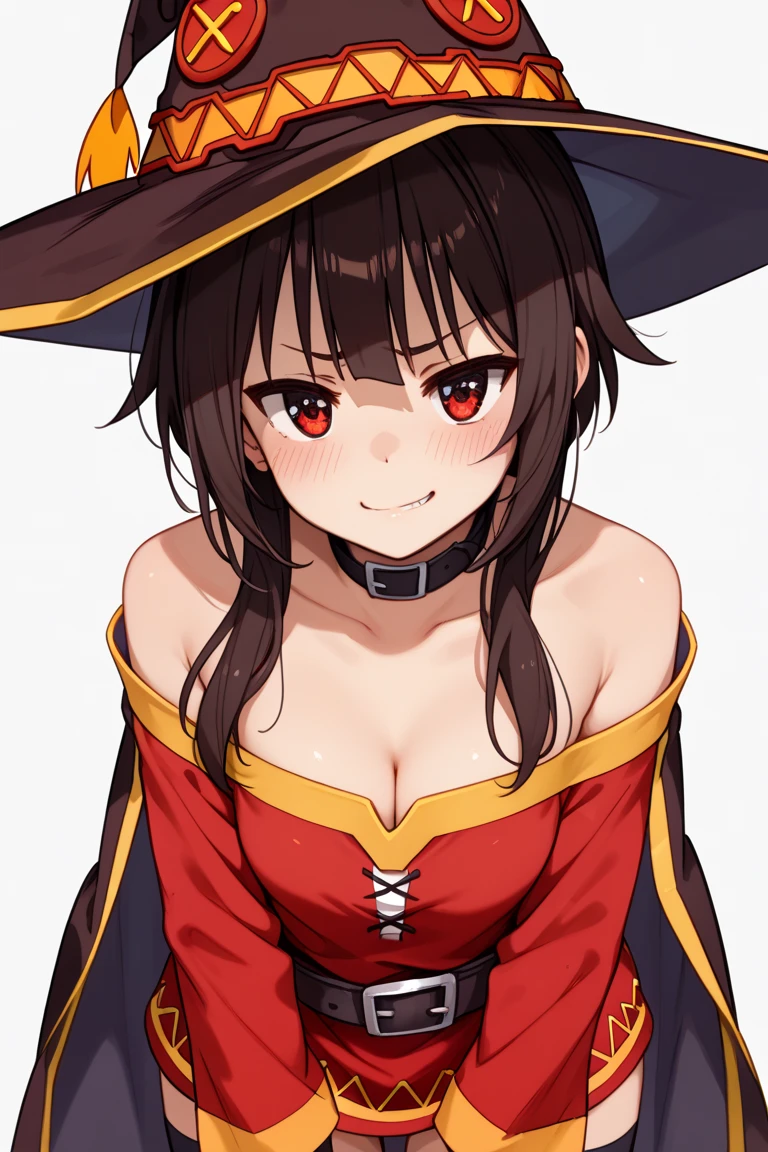 one-girl, closeup cleavage , Outdoor sports, foggy part, Brown hair, Long double ponytail, six-pointed star hat, Black and red clothes, Fluffy sleeves, art stations, (Cinematic:1.1), (Dark atmosphere:1.2), HighDynamicRange, (pastel colour:1.2)