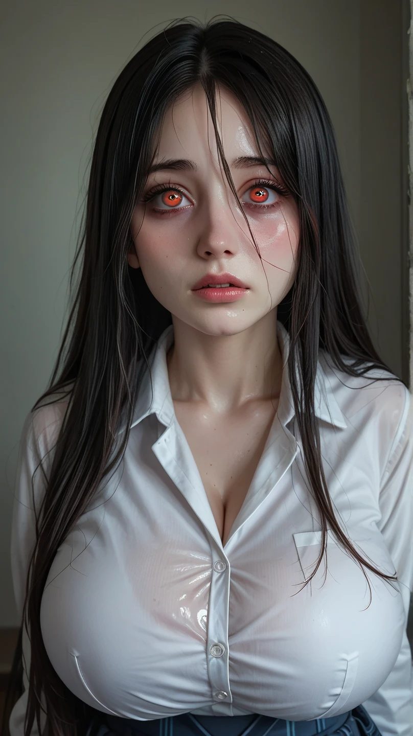 <lora:matingpress_leglock_v1:0.9> (mating press:1.1), leg lock, sex, 1girl, 1boy on top, (lying:1.1) on bed,
(masterpiece), (high resolution:1.1), Sexy, detailed face, detailed blue eyes, perfect eyes, fit body, perfect teeth, intricate detail, high resolution, volumetric lighting, dynamic lighting, beautiful, tears, crying,, photorealistic, photograph, photo, dlsr, Fuji Film, extremely high detail
<lora:Hisako-11KIv9:0.8> Hisako, (grey skin:1.1), black hair, (white eyes:1.1), (glowing eyes:1.1), long straight hair, large breasts, red kimono with floral print, off shoulder, (black sclera:1.1), (white eyes:1.1), (glowing eyes:1.1), Japanese, looking at viewer, torn clothes, weapon, long hair, (insanely detailed, beautiful detailed face),