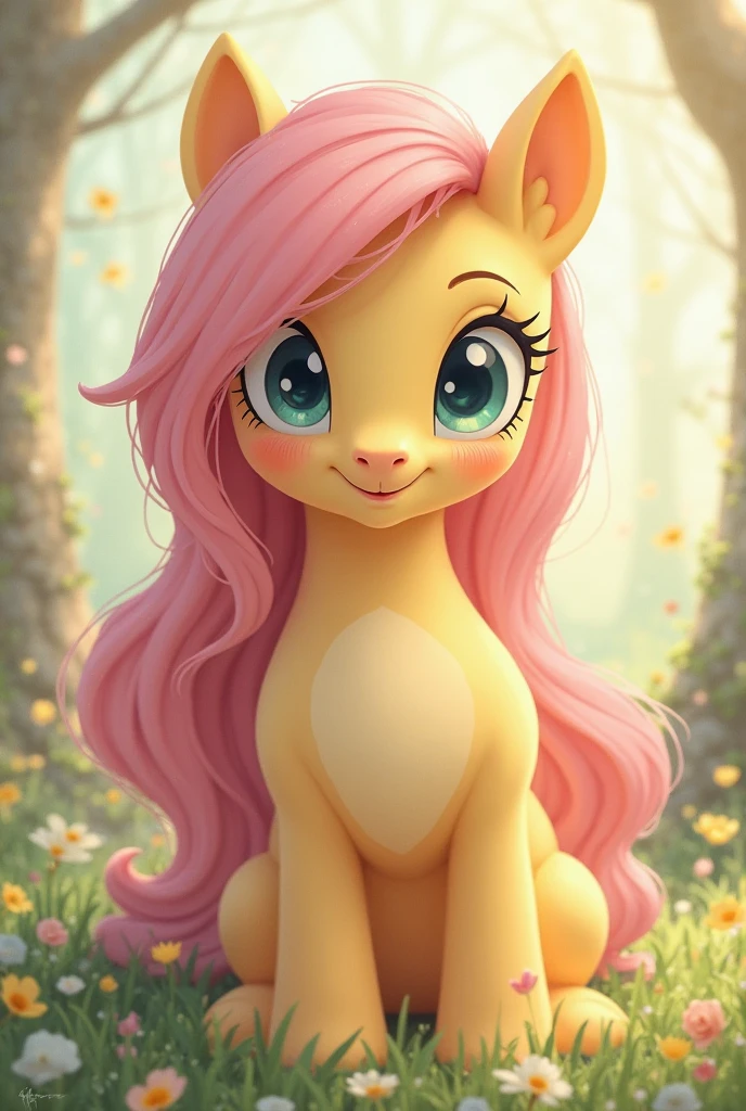 Fluttershy from My little pony with big tities