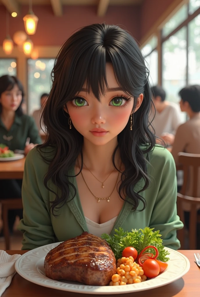 (RAW photo, best quality, masterpiece: 1.2), (photorealistic: 1.4), best lighting, 20 years old, (detail face, detail eyes, light gray eyes, light gray hair, short straight bob cut, Symmetrical eyes :1.3)