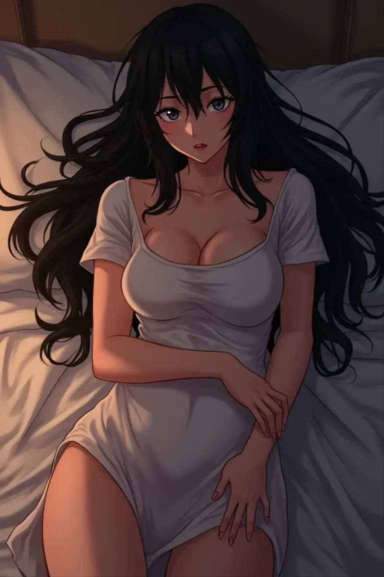 (highest quality:1.2, Very detailed, up to date, Vibrant, Ultra-high resolution, High Contrast, masterpiece:1.2, highest quality, Best aesthetics), Portraiture、girl、singer、Bright colors、Beautiful fine details、Beautiful lip detail、midium wave hair、red and white ((streaked hair:1.6)), highlights hair: 1.5, red eyes, slim body, middium breast, (tan skin:1.1), (Floral Fineline tattoo design on left arm:1), nsfw, Camisole, (panty lift:1), bottomless, touch pussy, ((masturbation:1.3)), ((orgasm:1.2)), lie down on the bed, bedroom, (cowboy shot:1),