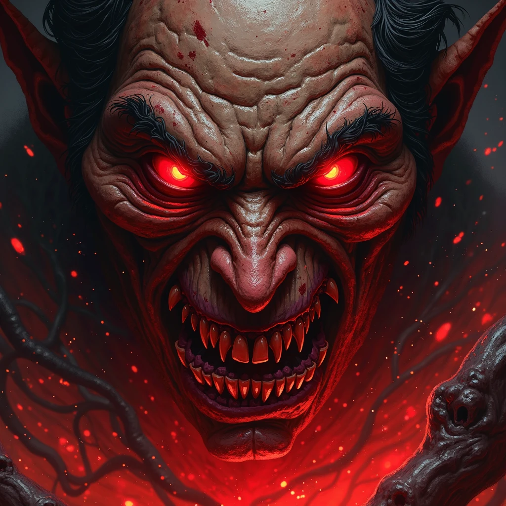 masterpiece , modern, Verism, masterpiece, super detail, best quality, 4K , Realistic:1.37, devil ,Fantasy