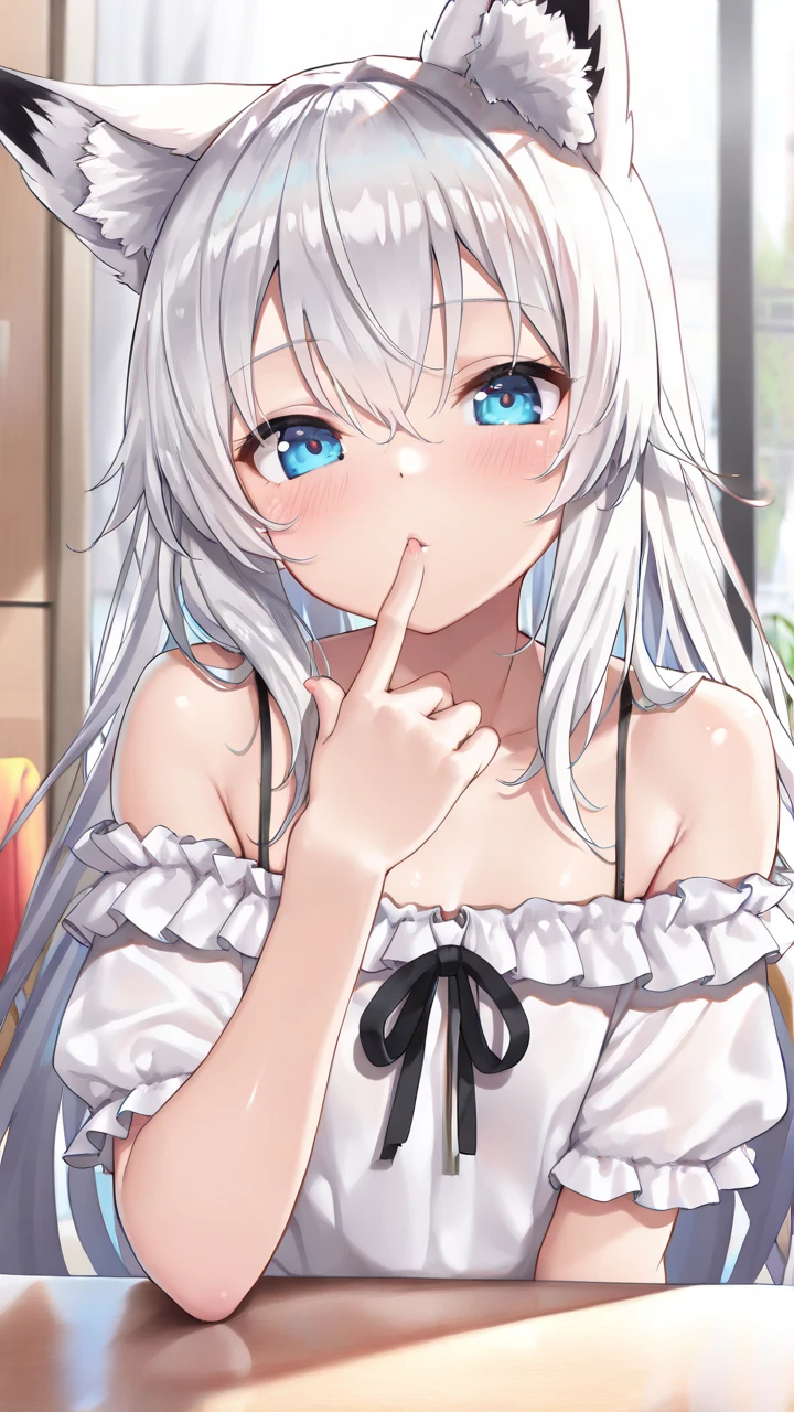 (girl,anime girl) wearing a hat (wallpaper,figure,Fine art:pencil:1.1,anime:muted) and (soft,Blurred,Flowing,Wavy) ,The girl (big,Expressive:1.1) eye, (small,delicate) lips, and a (Hilarious,Contemplative:dream-like) Her expression. she has (length,Flowing:Silver) gently hair (Blowing in the wind, Frame her face) and (length,Obelisk:detailed) eyelash. The scene is (Brightly lit:Warmly lit) and (soft,nature:sunlight) Streaming from window, casting (subtle,kind) shadows on the girl's face and the surrounding area. The big picture is (high quality,4K:1.2,ultra-detailed,Realistic) (anime,figure) artwork, and (Vibrant,Vivid) colors and (shading,blend:1.1),((nsfw,full,nude,Completely naked、sit))、((nsfw,Blowjob、Licking the penis))