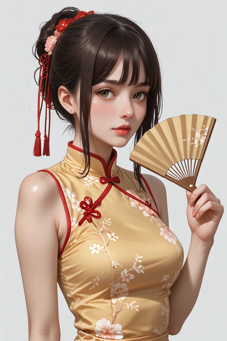 <lora:sushistyle:1.0>, woman wearing a SushiStyle 1950s style dress || masterpiece, perfect quality, sharp focus, shallow depth of field, 8k
