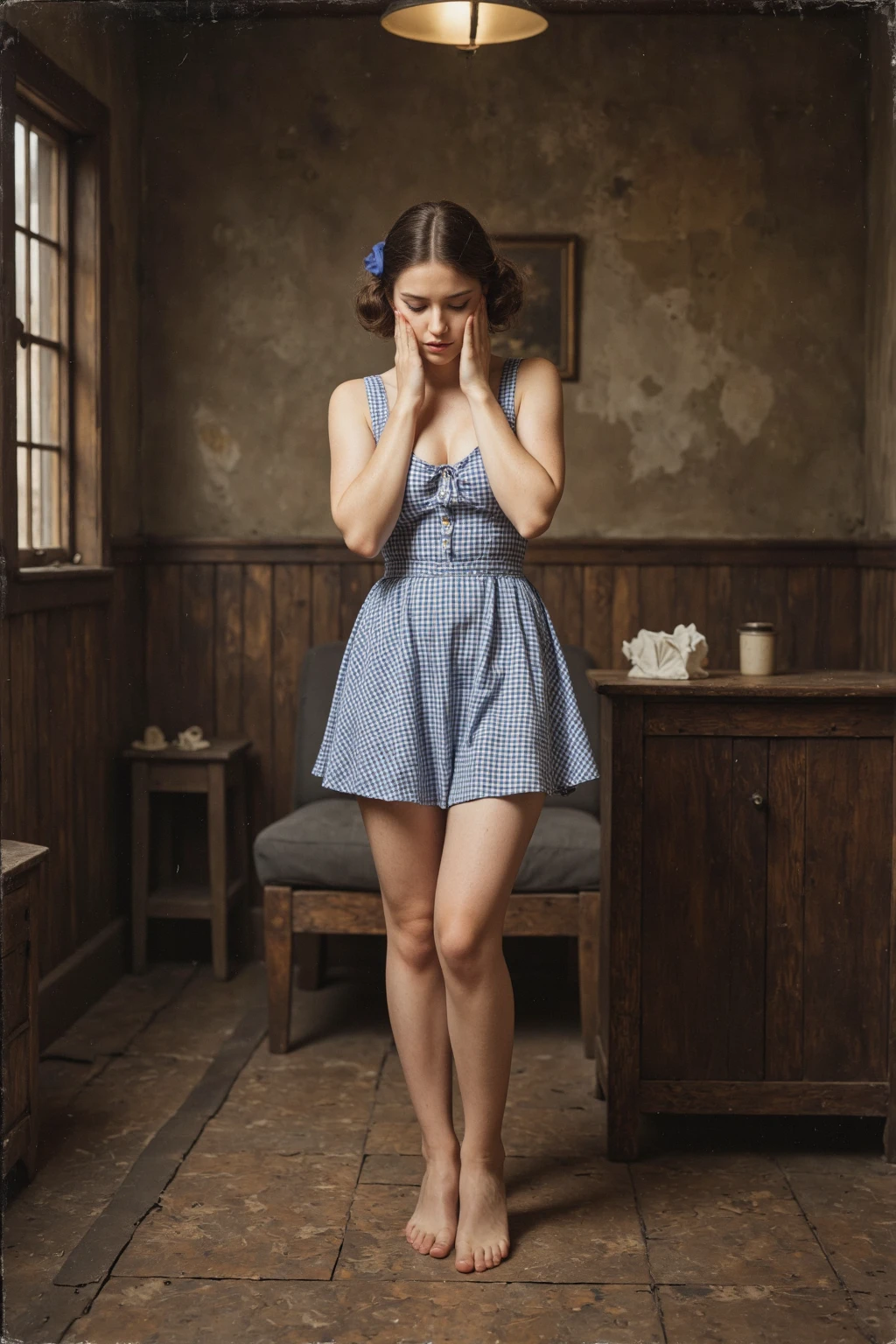 Masterpiece alice lidell in satin dress