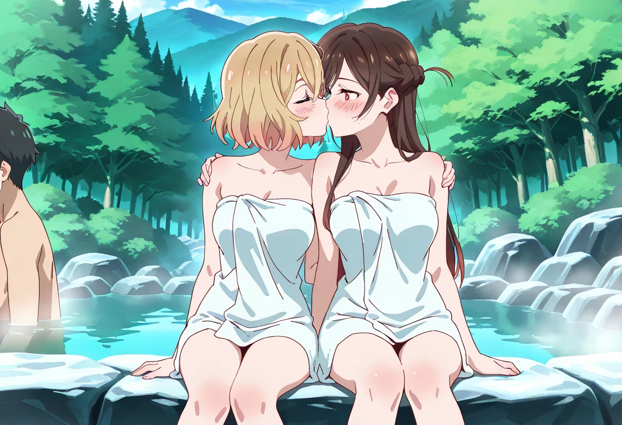 ((NSFW:1.3)),(Textured skin, Anatomically correct, Super Detail, high details, High quality, hight resolution, Best Quality, 1080p,4K:1.3),(One-person viewpoint, looking at viewer, subjective:1.5),
((Nobara Kugisak:1.6)),
(onsen:1.4),
((One woman, solo, 1 girl:2.0)),
((high school students, 16 year old:1.5)),(large breasts:1.5),(short cut hair, Orange hair:1.5),(light brown eyes:1.5)
(inviting you to have sex),
((hand between legs:1.6)),
(front view:1.5),(pov:1.5),(looking at viewer:1.5)
(naked, nude:1.5),
(wet (moist) body:1.4)
nsfw,(enraptured face:1.4),(naughty expression:1.2),(orgasm smile:1.5),seductive smile, excited smile,
(blush, face blush, blushing:1.3),(angry:1.3)
(vulgarity:1.5),(fucked silly:1.1),(orgasm:2.0),
(vivid pussy, high quality vagina:1.1), (dripping love juice:1.3),