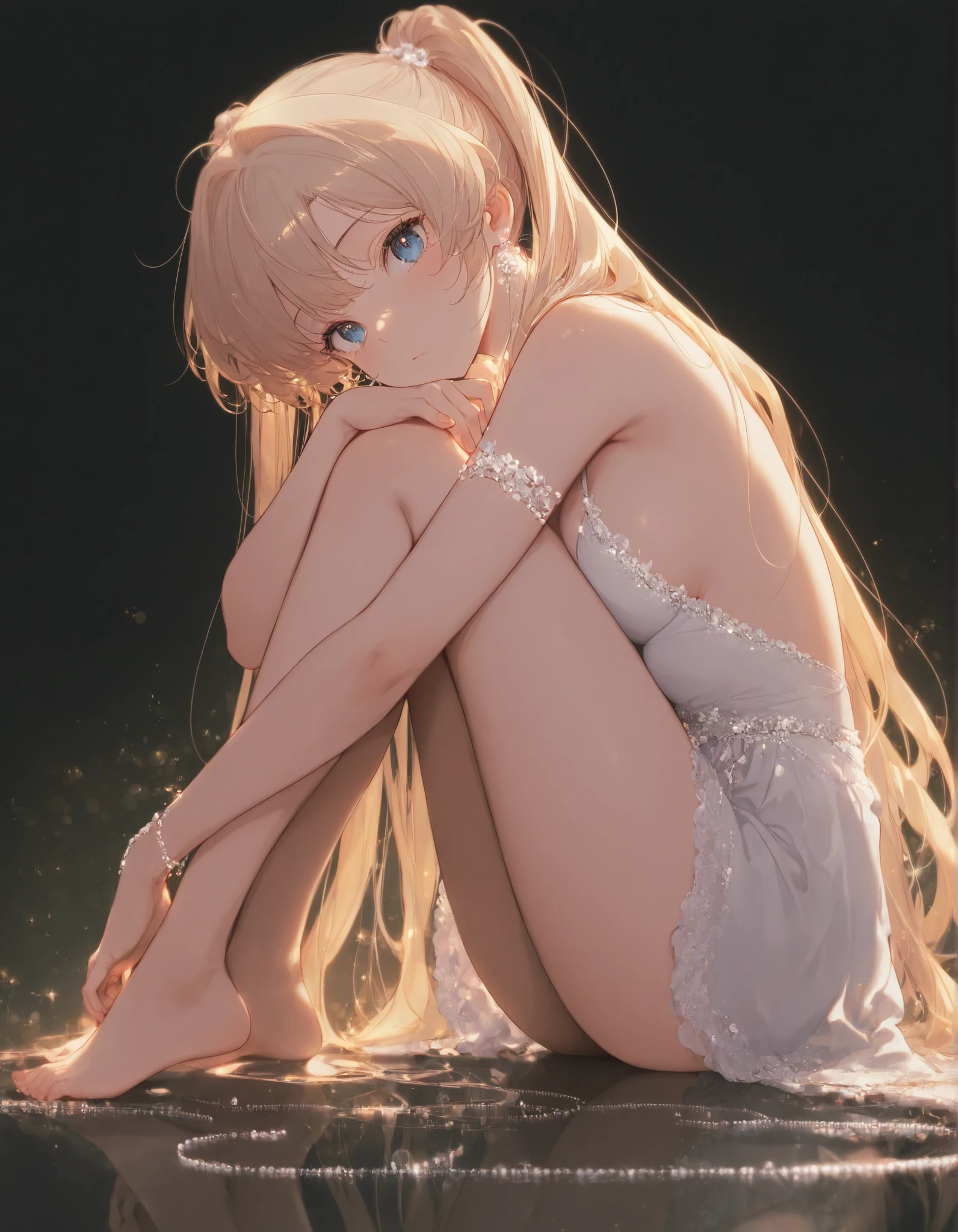 (Highest quality)), ((masterpiece)), (detailed), Natural light,Perfect Anatomy,One Woman,Cute woman,Very sexy,Baby Face,young woman,Small breasts,とてもSmall breasts,Woman squatting with knees raised,Spread your legs,
Beautiful woman,8-head body line,Small face,Beautiful Face,Big eyes,Beautiful Eyes,blue eyes,Beautiful double eyelids,Beautiful teeth alignment,Beautiful body lines,Slender body,Beautiful Hands,Beautiful feet,Long hands,Thin legs,Long legs,Long and supple hair,Shiny Hair,Beautiful blonde hair,Full Body Shot,Embarrassed expression,blush,Crying face,mouth half open,Drooling from the mouth,tongue sticking out wide,Beautiful shoulders,Beautiful clavicle、(Sweat),((Steam 1.4)),Embarrassed expression,blush,humiliation,Shoulder out,Beautiful shoulders,Beautiful clavicle,Not wearing a bra,(((Valley 1.2))),White socks,Black Loafers,Black collar,Twin tails,Completely naked,Browsing Caution,Plenty of love juice from the pussy,There's a lot of love juice on the floor,Pussy in full view,Ahegao,(((Whole Body Bukkake 1.8)))