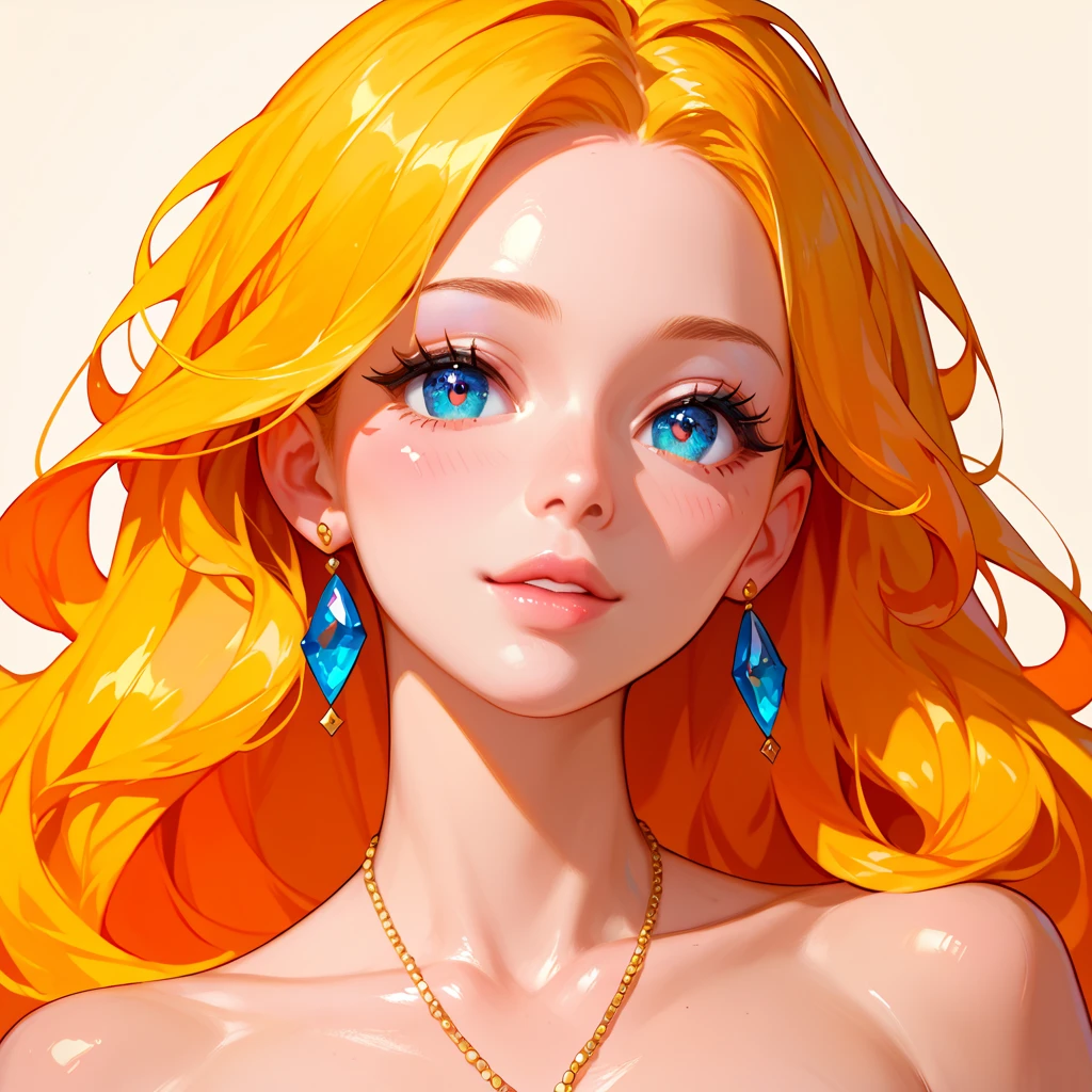 (masterpiece), best quality, expressive eyes, perfect face.A design based on blue and gold. Beautiful. A sight. A girl.