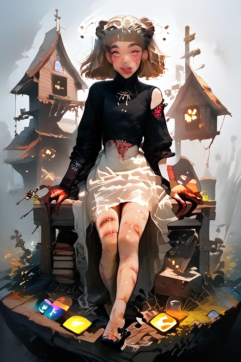 show a cute young and beautifull undead femboy in a graveyard ant night acting slutty while surrounded by zombies, cute face, high heels, bob cut hairstyle, the femboy skin has wounds and blood, seductive posture, the dead femboy has a small penis and multiple bloddy wounds on his body and scars and dirt, erotic, nsfw, highly detailed, photorealistic, cinematic lighting, dramatic shadows, white eyes, masterpiece, 8k, ultra-detailed, physically-based rendering, vivid colors, explicit, show full body from head to feet, tease,