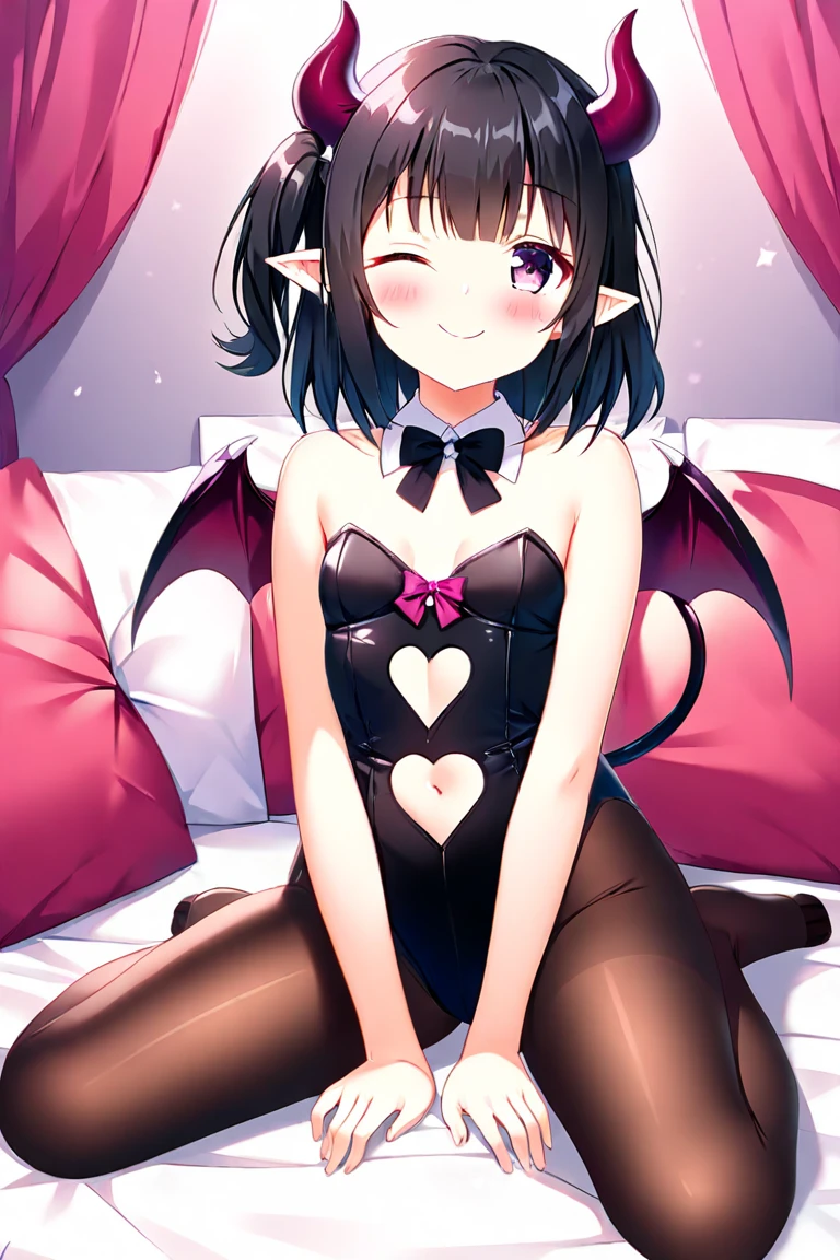 (masterpiece:1.3), (ultra detailed:1.2), (1girl:1.8), (bed room:1.5), (cowboy shot:1.3), (baby face, cute face:1.4), (smug face, grin:1.3), (blush:1.4), (medium breast:1.5), (face detailed, body detailed:1.6), (succubus costume:1.5), (shiny skin, oily skin:1.5), (costume detailed:1.8), (hip detailed, cameltoe:1.3), (looking at viewer:1.4), (standing:1.4),