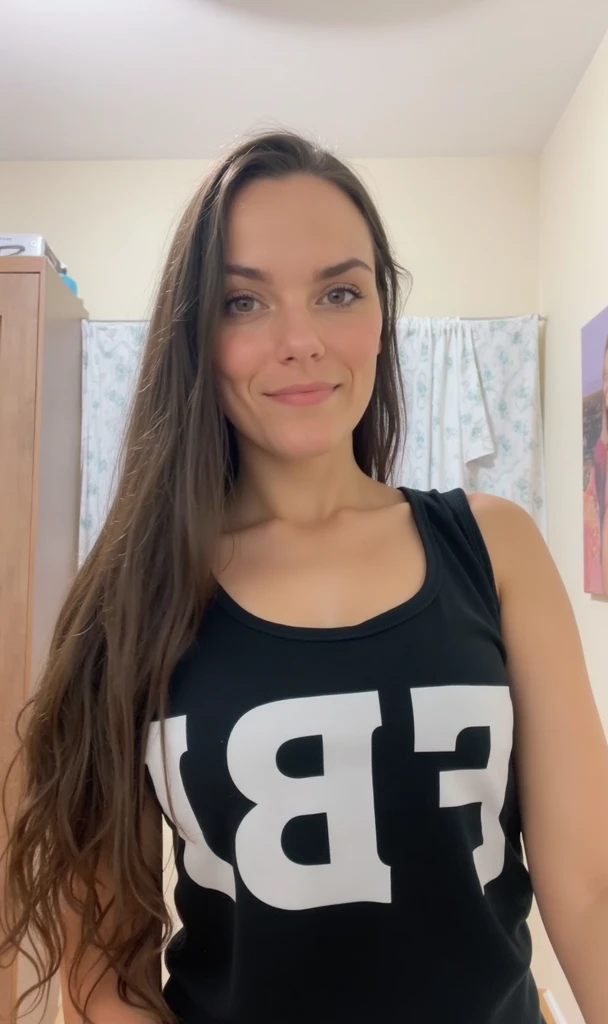 Shirt, (No bra), (nipples visible under shirt), (long nipples), (hard nipples), (poking nipples:1.4)