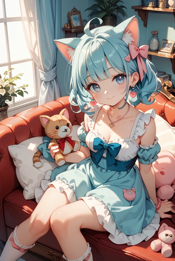 masterpiece, Highest quality, Illustrations for novels, High resolution, 18+ Adult content, Sensual, Intimate, Emotional, Passionate, romantic, sweet, Adorable, Innocent, Pure, Enchanting, Enchantingな, attractive, mysterious, Enchantingな, Enchanting, Immersive, Enchantingな, dream-like, Surreal, Imaginative, Whimsical, Artistic, Avant-garde, timeless, elegant, Sophisticated, chic, Sophisticated, Individuality, original, Enchantingな,One girl,Deltamon_beta, alone, blue eyes, Knee socks, Animal ears, Bare shoulders, Blue Tail, Earrings,Removable sleeves, Green Hair, No sleeve, Cat ear, bag, white Knee socks, Cat's Tail,pink backpack,Pink school bag,(Cheetah Dress:1.3), Paired with ivory tights and Mary Jane shoes.
rest ((Avoidance method ((kitten)), Crying face))