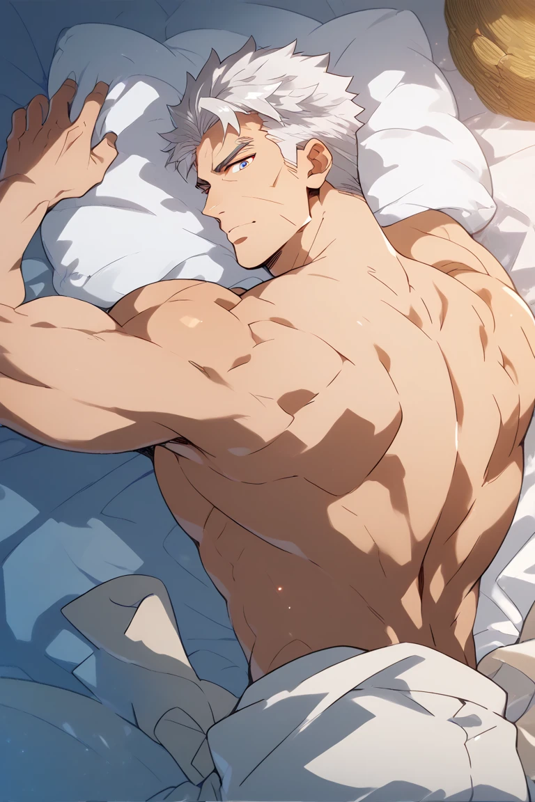 Background on the bed