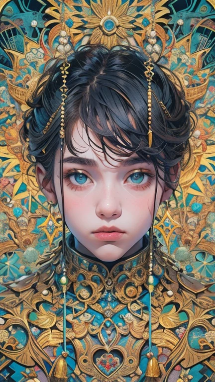 1girl in, Cubist Futurism, romanticism, Contemporary art, Realism, Genre painting, nffsw, Anatomically correct, Textured skin, high details, awardwinning, hight resolution, 8K,(Photoreal Stick:1.5)、Clean face、Detailed black eyes、pretty eyes、Face of Details、perfectly proportions、(full bodyesbian)、20yr old、angelicales、a little bit smile、(A person who gives everyone dreams)、(The beauty that captivates the people who see it)、发optic、In the forest、Dreams、illusion、optic、ray of lights、kirakira、Photoreal Stick、(Fractal art:1.10)、Background blur、zoomout、