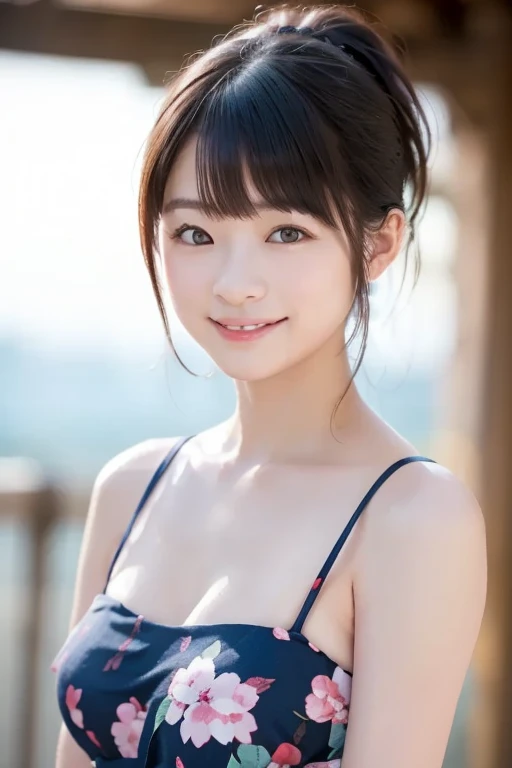(Best Quality, 8K, hight resolution, masutepiece:1.5), Ultra-detailed, (Realistic ,Photorealistic ,Photorealsitic:1.5), 1girl in, (Perfect body :1.5), Ultra-detailed face, Detailed lips, Detailed eyes, Sexy double eyelids, Beautiful detailed eyes, Beautiful detailed lips, sexy flirty pose, Hi-Res, Cinematic Angle, Professional Lighting, Unity 8k Wallpaper, Aesthetic, masterpiece, top-quality, Shy laughter, South Island, Waikiki, indoors, (Large Breasts:1.5), (Slim Body:1.5), (Cute Bikini:1.5), (18 years old:1.8), Sideboob, Underboob,