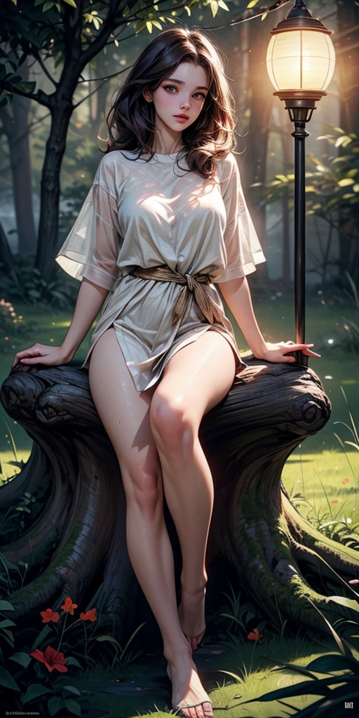 (masterpiece), best quality, expressive eyes, perfect face, beautiful brunette Latin girl sitting on a park bench, flowery garden, falling autumn leaves, leaves in the wind, lantern and lamp, at night, full moon, dark cloudy sky and lightning, beautiful girl dressed in a transparent white cloak, view of breasts, beautiful breasts, no panties, transparent white coat shows vagina, beautiful vagina, hourglass in right hand, beautiful lady holding antique clock in right hand, woman looking at antique clock in her right hand, hourglass floating, guitar, girl playing guitar , lantern in garden, lamp on bench, brunette Latin girl, girl looking at the road, meditative expression, well detailed eyes, well drawn hands, well detailed hands, scrawny feet stepping on grass and grass,((Felicity Jones)), (sensual), (Extremely beautiful), (erotic:1.2), (sublime:1.0), (Extremely sensitive:1.0), (wise and understanding:1.2), (feminine:1.2), ( intricate: 1.2), (masterpiece), (best quality), Extremely detailed, Hyper-realistic, deep shadows and brilliant highlights, perfectly detailed face, (transparent), (accentuated curves), slim build, perfect slim thighs, perfect feet, the whole body is shown, (masterpiece), (highest quality), (extremely delicate and beautiful), (natural postures, natural expression), (skin teeth), (realistic shiny hair, realistic shiny skin, shiny realistic eyes, detailed eyes), (realistic skin tone, textured skin, skin pores), (radiant complexion, distinctive facial features, realistic facial features, realistic physique), (cute), (extremely detailed eyes, big eyes) , ((beautiful lighting)), (extremely detailed face), highly detailed background, high definition, (solo), ((small breasts1.7)), (perfect breasts, detailed breasts), (((nude))), slender and seductive look, wlop style art, small areola, pussy with soft hairs, <lora:very_thin_pussy.v1.0:0.3>, (((dynamic angle view))), (((very sexy legs) ) ), (((bare hips, bare breasts))), (((naked))), (hairy pussy)