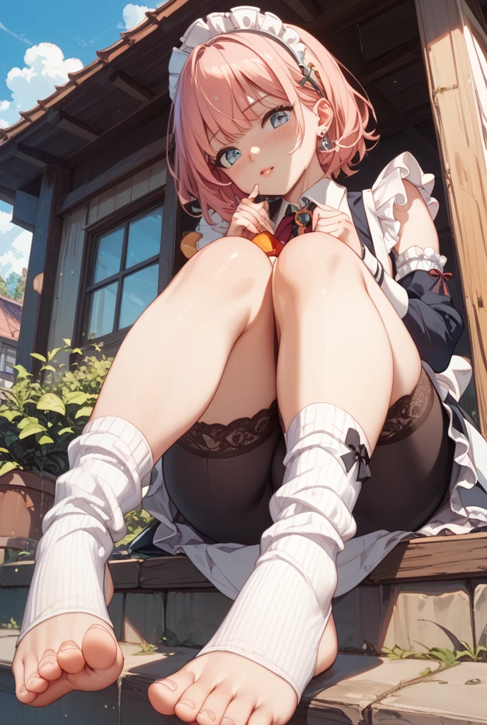 (In the living room)、1girl, (Younger sister kicking)、from the front、Angle from below、(Young face)、おでこ、編み込み、((seductive grin)), ((high kicking)),
panties, 手にお札を握っています、Camisole、Jersey shorts、(1boy), (((penis))), (((eject cum))), The boy collapses under his younger sister and ejaculates from his penis、(The boy had a fight with the younger sister and lost to her.)、younger sister「Weak... Aniki who lost to younger sister and got a hard dick lol... Pervert masochist lol」