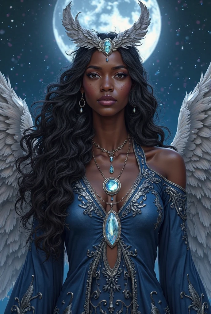 "Generate an AI image depicting Rihanna as a captivating and ethereal mythological creature. Blend her iconic features with elements from various mythologies to create a unique and enchanting portrayal. Consider incorporating mythical traits such as wings, celestial motifs, or other fantastical elements that complement Rihanna's persona while maintaining an otherworldly and mystical aesthetic."