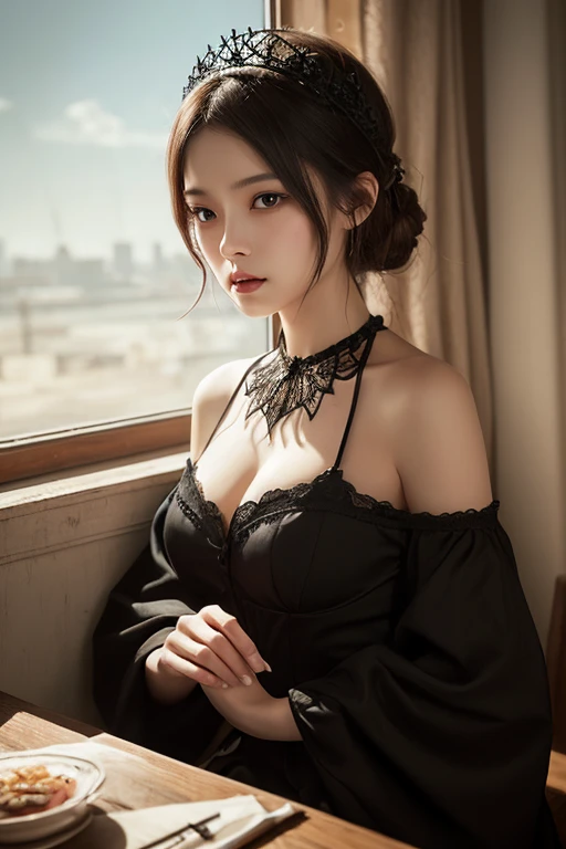 a 20 year old southeast asian girl, detailed face, beautiful detailed eyes, long eyelashes, extremely detailed skin, assassin, cold expression, covert infiltrator, intricate details, cinematic lighting, dramatic shadows, moody atmosphere, muted color palette, photorealistic, masterpiece, highly detailed, 8k, hyperrealistic