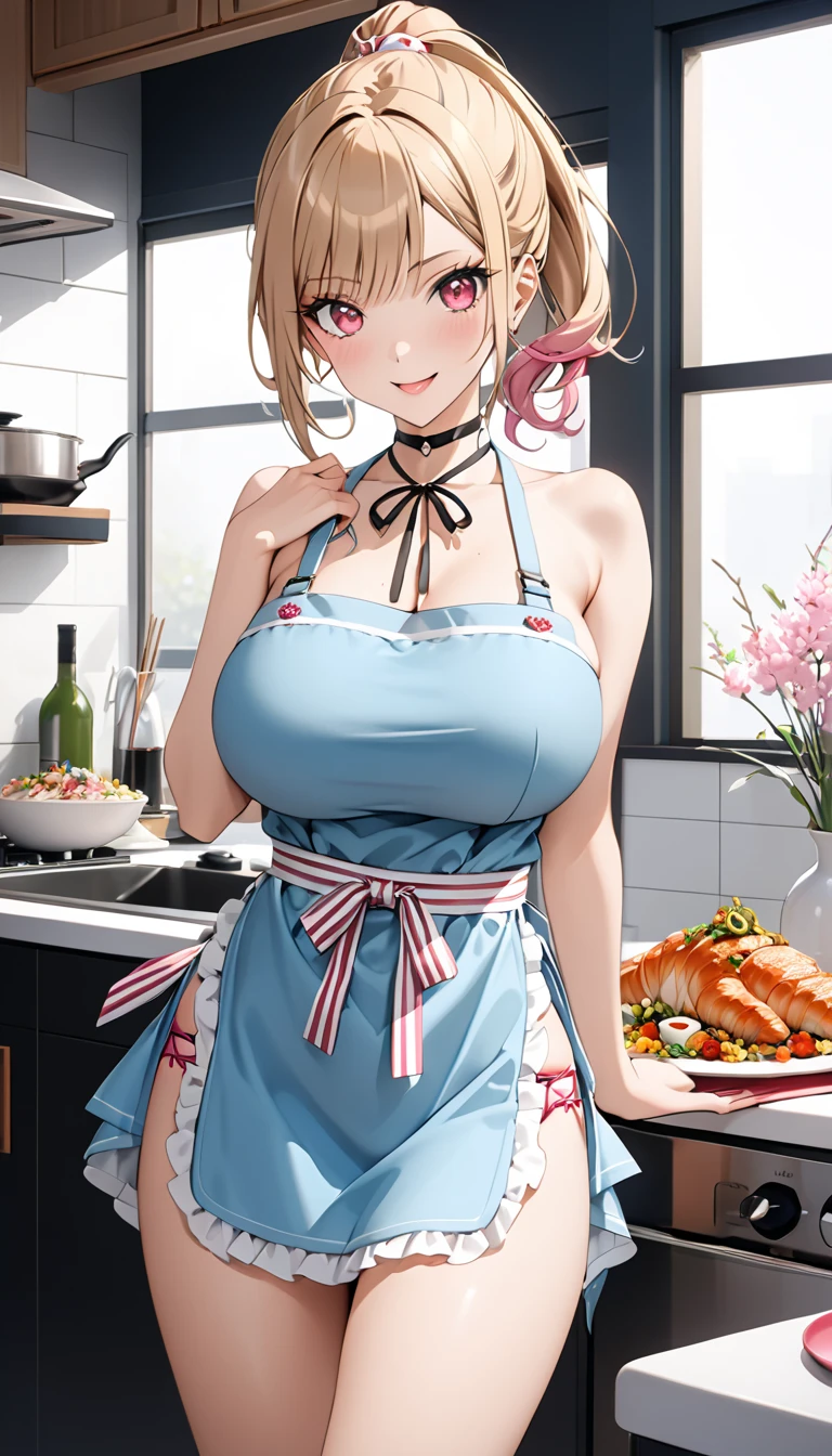 Photorealistic、Highest quality、Highest Resolution、Highest quality、16K、1 beautiful adult woman、Cute face、Delicate face、Bob cut hair、Ash brown hair color、Brown eyes、Delicate eyes、Beautiful Eyes、Beautiful breasts、Big Breasts、noon、lunch、meal、Western-style restaurant、