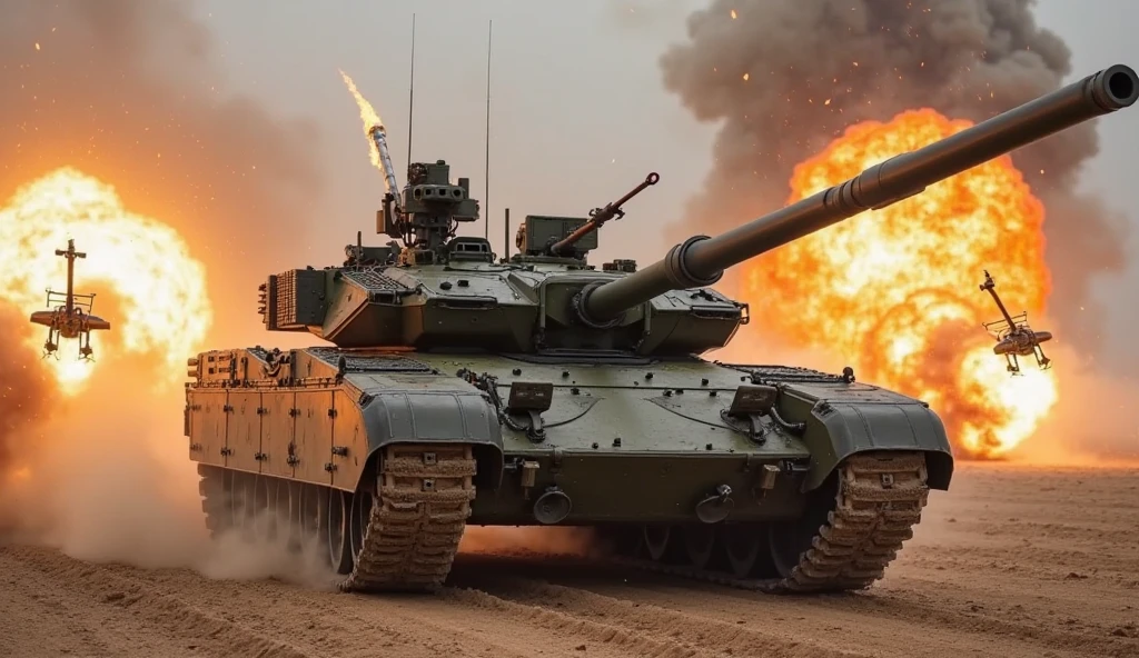 1 tank, analog gloomy (close up shot) photo of a convoy of (T-90M tank, <lora:T-90M (bakkked vvae):0.76>),firing cannon, (in a rocky alien planet (at midnight)), (surrounded by arachnids from starship troopers), ((heavy rain)), thunderstorm, lightning in the background, (horror movie), ((nighttime)), (midnight), High Detail, Sharp focus, ((photorealism)), ((realistic)), best quality, 8k, award-winning, dramatic lighting, epic, cinematic, masterpiece, backlit, contrejour, rim light, ambient fog:1.4, dutch angle, depth of field, volumetric lights, (((rusty))), (((rust on tank))), (((abandoned tank)))