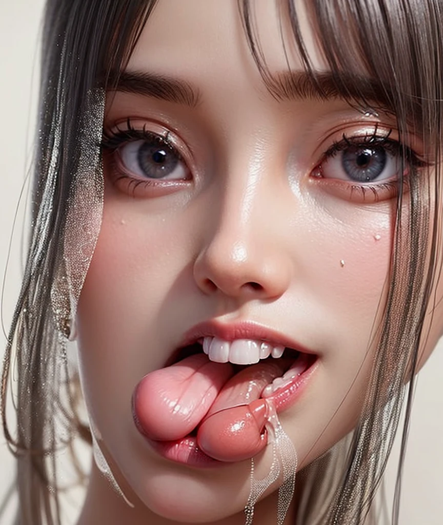 ((NSFW))、masterpiece、最high quality、high quality、best image quality、8K、最High resolution、High resolution、最high quality、Drawn to the smallest detail、extreme close up portrait、RAW photo、realistic pictures、realistic atmosphere、(lifelike face)、((realistic hair)、(realistic eyes)、(Real lips)、(Realistic ears)、(realistic teeth)、(realistic human body structure)、(Realistic human anatomy)、(detailed face)、(fine hands、thumb1reference4)、((beautiful japanese girl))、(japanese goddess), (japanese model), (japanese woman),((18 year old beautiful girl))、(black hair)、(straight hair)、((Upper body))、((Beautiful breasts directed upwards、Medium chest))、slim style、slender style、Full body glossy skin、Fair skin、((full nude))、(Realistic Human Body)、(realistic human skin)、(realistic chest)、(realistic areola)、(erect nipples)、perfect body, perfect face, perfect hands, perfect fingers, perfect lips, perfect eyes, perfect teeth、perfect background, perfect atmosphere, professional quality, perfect photo,perfect volume lighting、 Super detailed、 long ponytail、in a dark basement、Stone pavement with an eerie and cold atmosphere、M-shaped legs、a lot of sweat on the body(full of sweat:1.3), Bukkake、((Girl giving blowjob to the penises of many men))、(muscular man)、(Realistic penis))、((Length 30cm、A magnificent penis with a thickness of 6cm))、group blowjob、集団Bukkake、((Realistic sperm))、((Woman covered in sperm))、(((spray cum all over the face)))、((The whole hair is slippery with sperm.))、(((Sperm of the whole body)))、((精子Bukkake on the chest))、gang rape、(((A large amount of sperm adheres to the entire skin)))、Semen Bukkake、((insert cock into mouth(A man ejaculates sperm into his mouth))、精子Bukkake