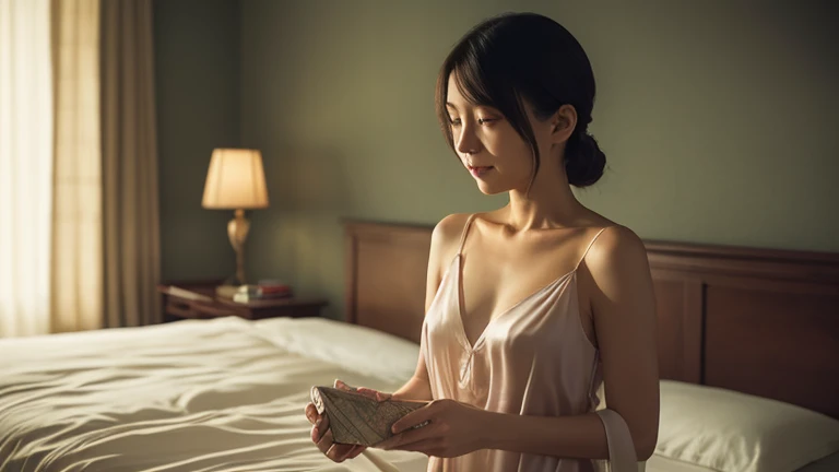 score_9, score_8_superior, score_7_superior, super high quality, masterpiece, Realistic, photographRealistic, sauce_photograph, photographgraphy,masterpiece, Highest quality, Very detailed,One beautiful woman, nurse、Japanese、Age 25、Thin thighs, Thin legs,short hair, slim、Nursing uniform,Round and shapely breasts, Down blouse, ((extended Down blouse)), Gym, ((White bra)), ((White mini skirt)), Split, Leaning forward, Touching the ankle, Sweat, (Medium Bust), (Beautiful nipples)、Hospital examination table、During examination、Hospital room