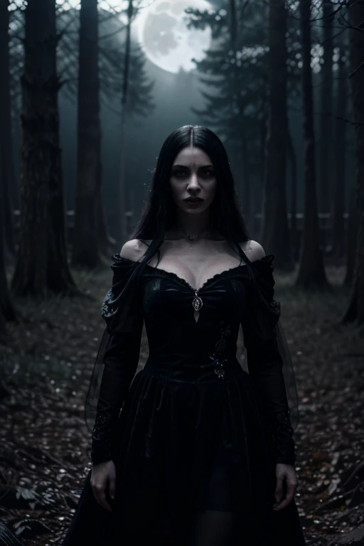 A hyperrealistic very pale woman with a long messy-straight redhair, freckled skin, skin pores, realistic textured skin, illuminated skin, wearing twigs on her head, wearing a white gothic dirty old dress. she is dancing in a forest around a big bonfire. Realistic textures, dark horror atmosphere, with dramatic lighting and intricate details in both the woman and the surroundings. A dark fantasy horror forest design, with shadows and light playing off her, intricate details, high contrast, high sharpness , (extremely detailed 8k wallpaper), (natural lighting), high qualiy, film grain, Sharp focus Fujifilm XT3, f5.6, 135mm, high détail, sharp focus, (external light), crazy details, complexdetails, hyperdetailed,