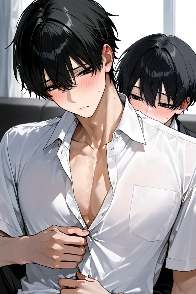 Japanese student style,,cool,,,He was a refreshingly athletic guy.,,,I was still a virgin,,boy,,,boys,,,Spiked Hair,charm,Slim figure,23 years old,,Tall,Everyday casual clothes,,,The male protagonist is,,With a confused look,,,,,Yeah.?why!?,,whyだ!?,,(街中で突然オレはComplete castrationされた:1.3),(Complete castration:1.3),(I am a boy who has failed miserably in becoming an adult man.),,Super manly is slowly declining,,Castrated male,,,Male end,End of child-bearing period,,Sexual sensations rise,,Daytime,Smooth,Skin texture,Functional beauty,shine,,,Breeze,A speck of dust,Natural light,face,hand,eye,blush,(tears,,,Saliva,,,),,Accuracy,,Ultra correct,Biological,Excellent detailed anatomy,4K,8k,Highest quality,Male Focus,,Depth of written boundary,Character Portrait,Black Hair,Punctuality,God changed his body,He is the only one who is absurd.,