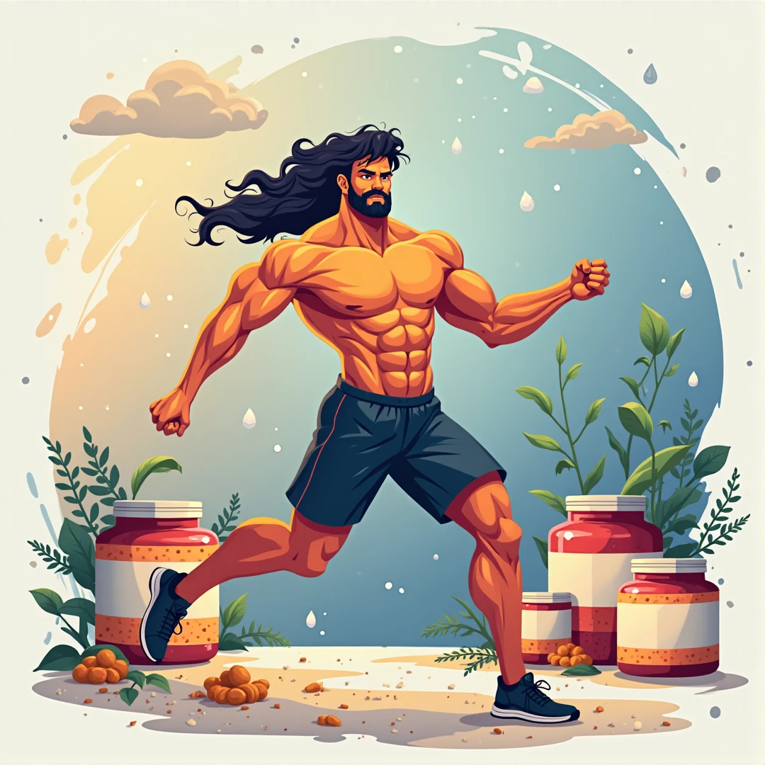Create a logo for my açaí store, with Atlas holding a huge bowl of acai on his back
