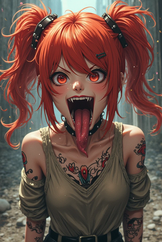 best quality, 8k, 32k, masterpiece, UHD:1.2), highres, ((sharp focus)), beautiful detailed face, delicate details, (cartoon cow girl with her mouth open and teeth showing) , 1girl, solo, pov, no background, ((face close up)), ((looking at viewer)), (head up), not wearing headgear, (smile), red gum, (((big teeth))), big mouth, (lighting forward), perfect teeth,((round tip teeth)), uvula, ((saliva)