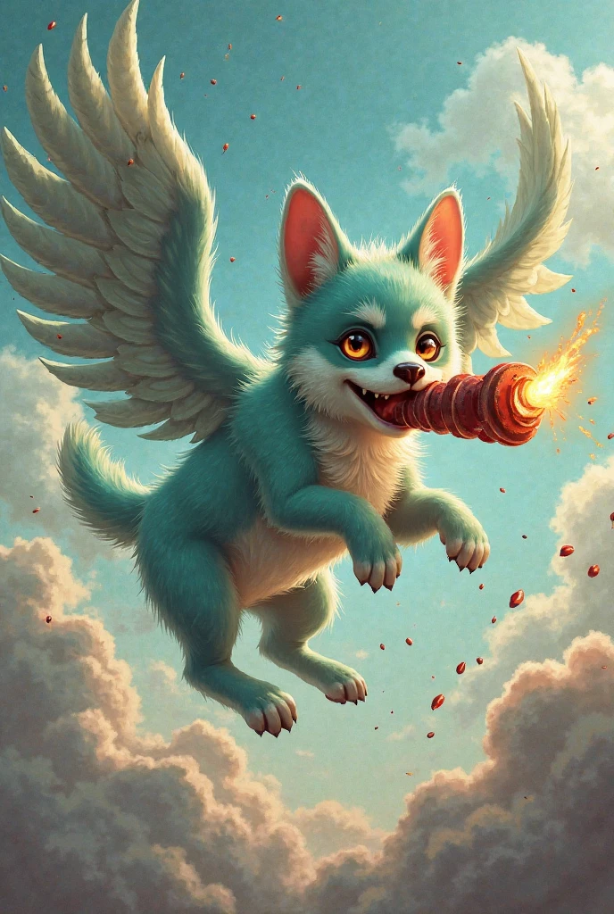 explicit, solo, ((feral, quadruped)), (((royal blue fur, wolf, cute, chibi, young, puppy))), masterpiece, high detail, animal genitalia, canine genitalia, ((((((thick canine penis, huge knot, very long erection, huge canine penis, huge balls, hyper canine penis, hyper balls, saggy balls)))))), (((heavenly environment, in heaven, gold gates, god rays, bloom, rim lighting))), (((huge cumshot, huge orgasm, cum, excessive cum))), tsukune minaga, syuro, nikkibunn, ((pinup)), paws, pawpads, angel wings, halo, (((curvy figure, feral))), ((white watery cum)), [from above, high angle, foreshortening], black horns, large white eyebrows, looking pleasured, epic pose