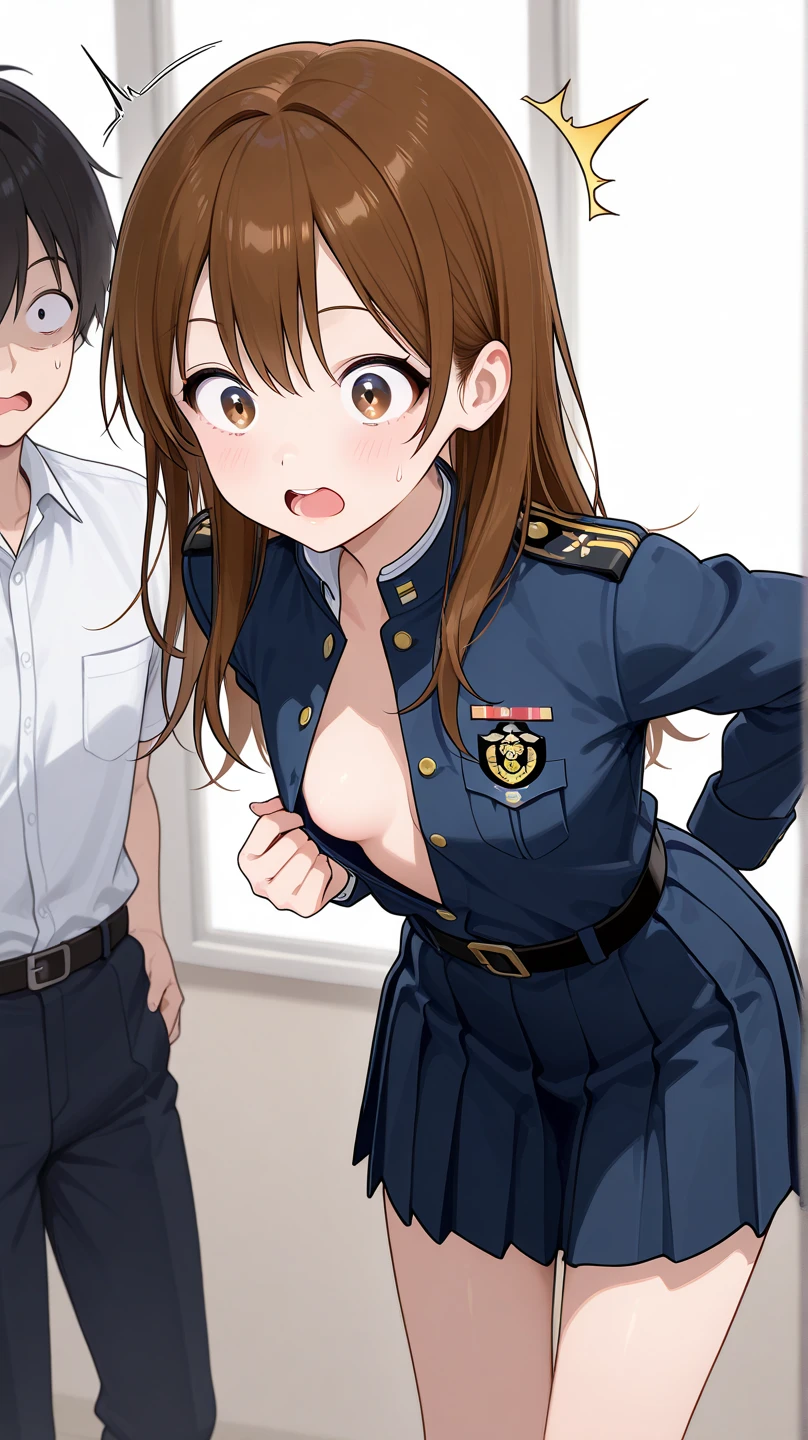 flat chest, from front,presenting_breasts, breast_focus, woman_focus, BreastLift,
racebeatrix, collarbone, blue bodysuit, black bra, belt, fingerless gloves, thigh boots
,{((flat chest))),
indoor locker room
,nipple_out,show off nipples, focus on nipple,
,BREAK,
from front, upper body,(((from front))),
{{{troubled face:2.0}}}, troubled face,smile, open mouth, looking down at viewer